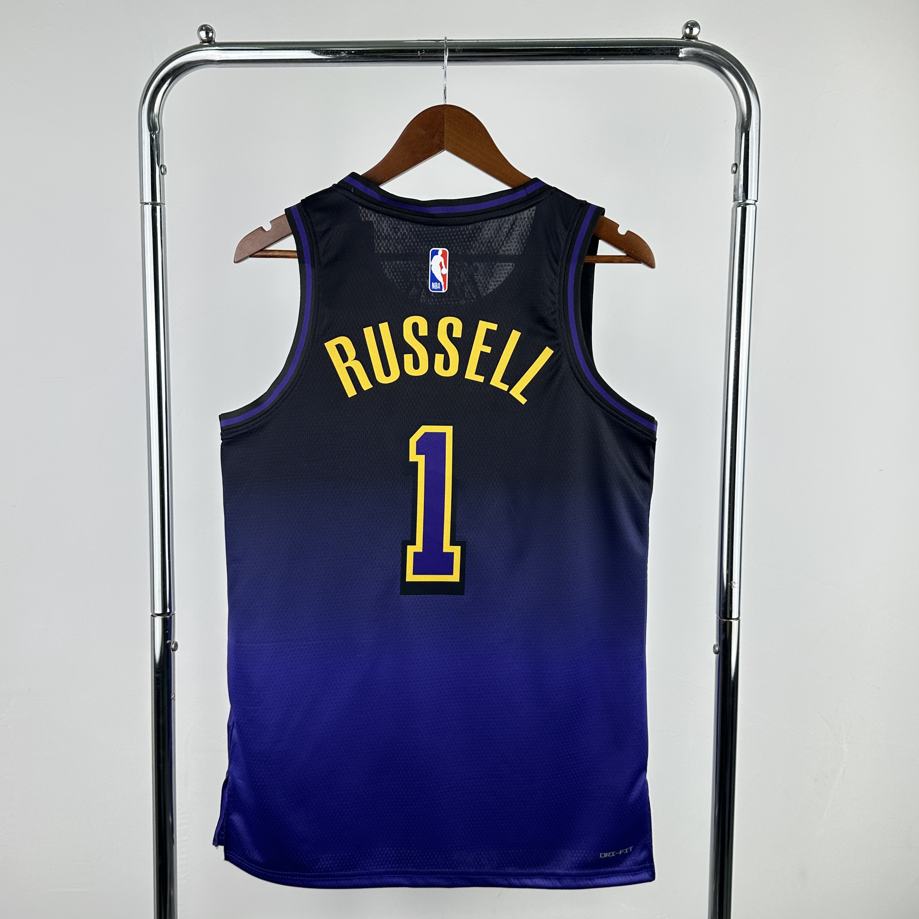 25 season Lakers City Edition # 1 Russell
