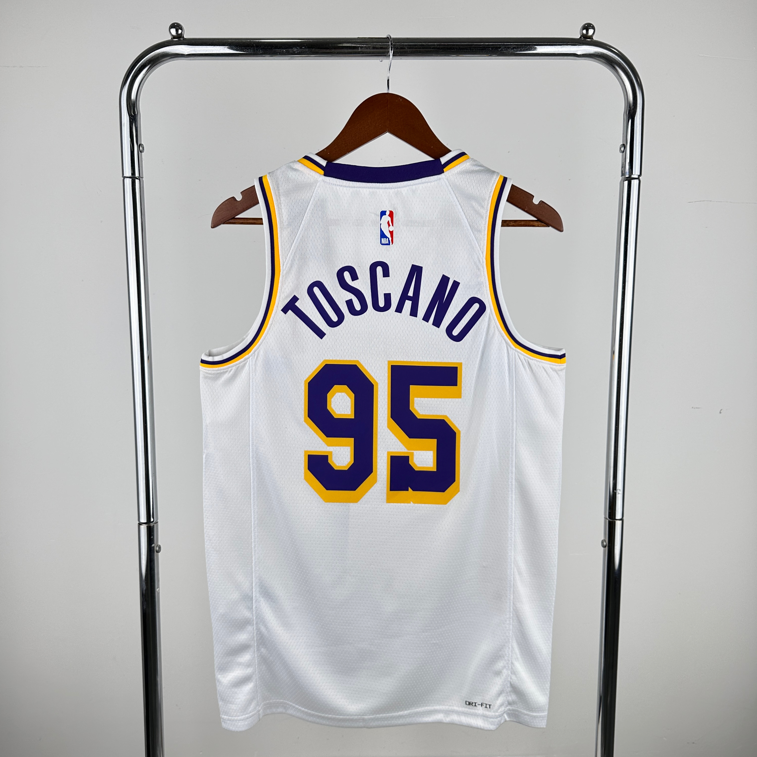 Lakers crew neck white 95 TOSCANO
