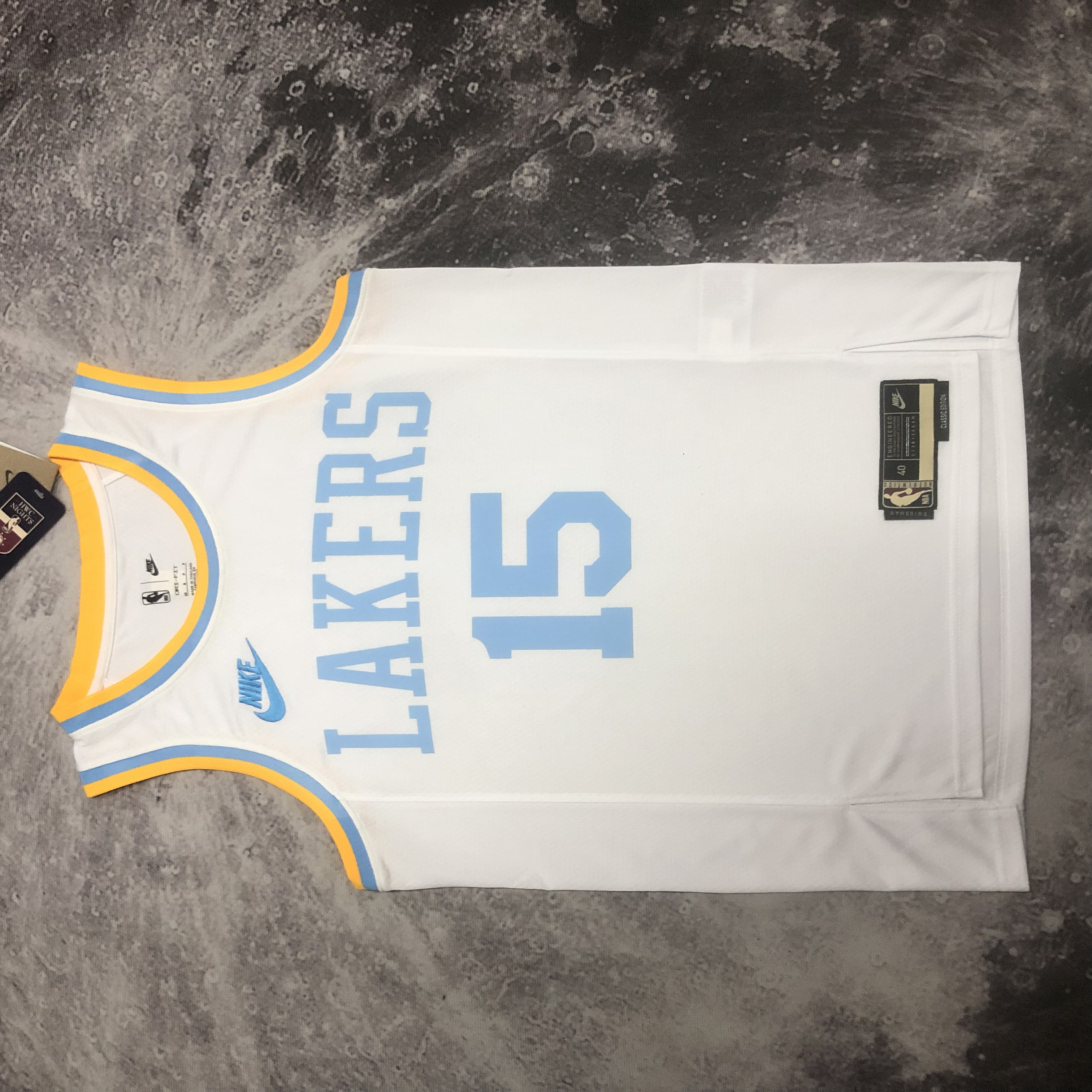 23 Lakers retro # 15 REAVES