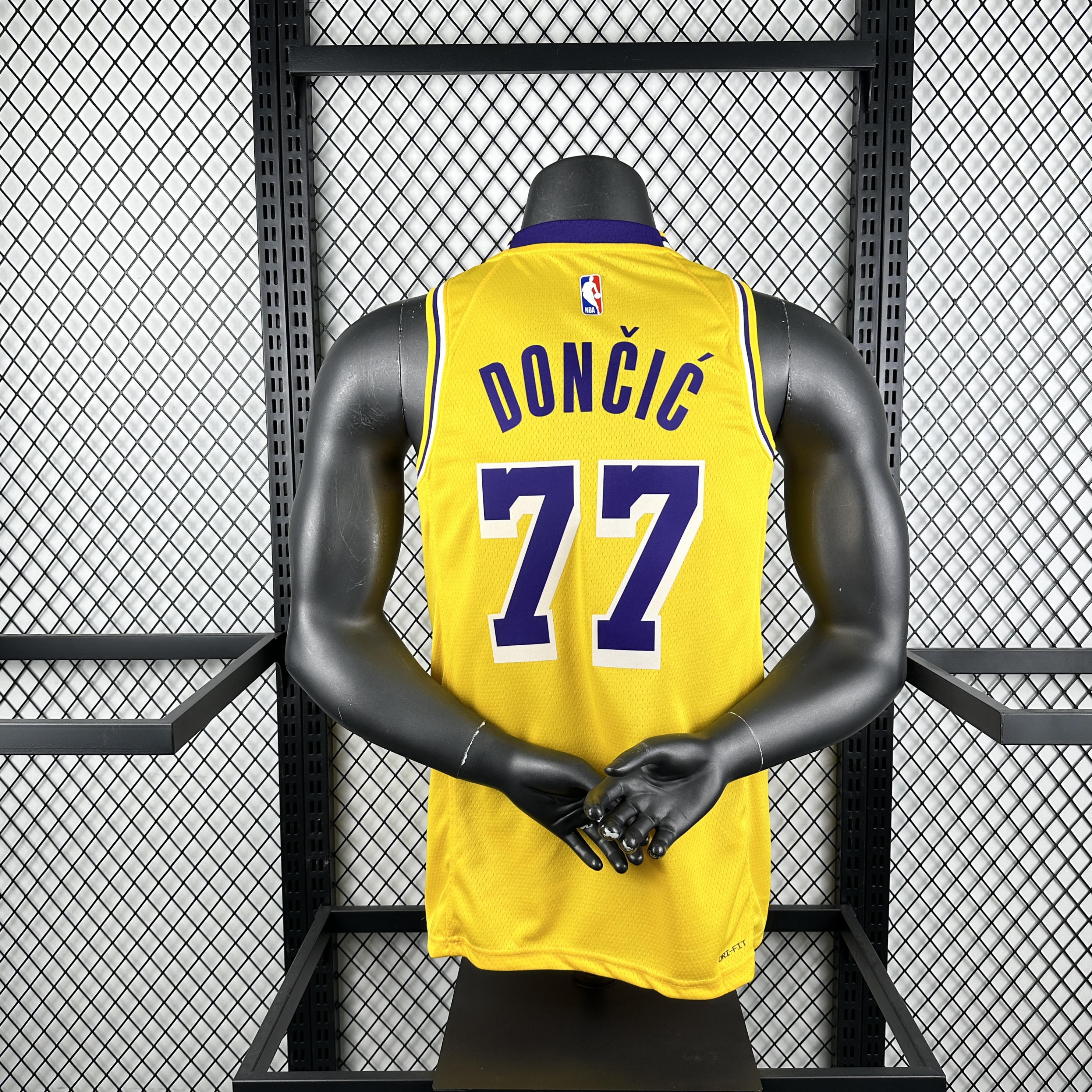 23 Lakers yellow # 77 Doncic