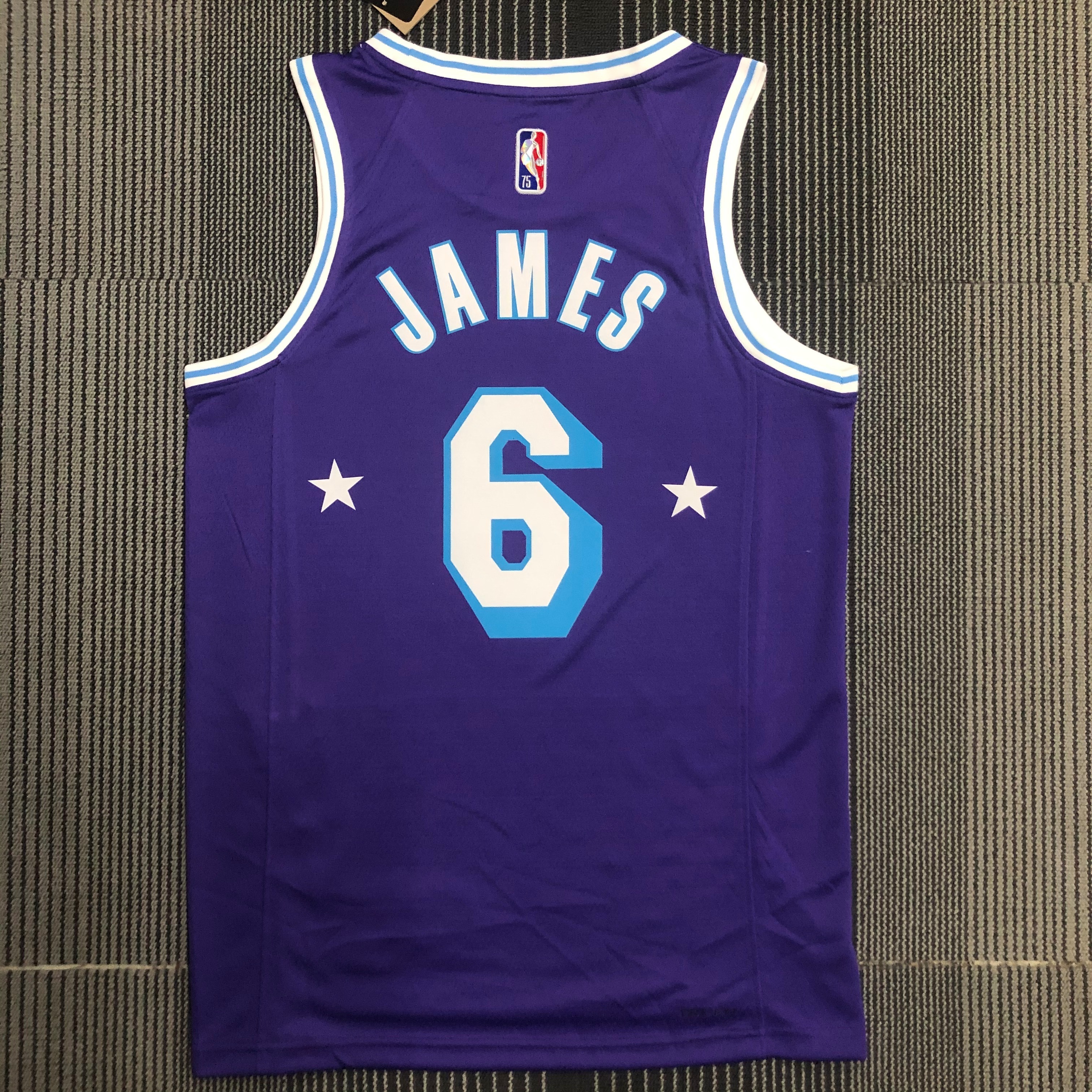 75th anniversary 22nd season Lakers City Edition # 6 James