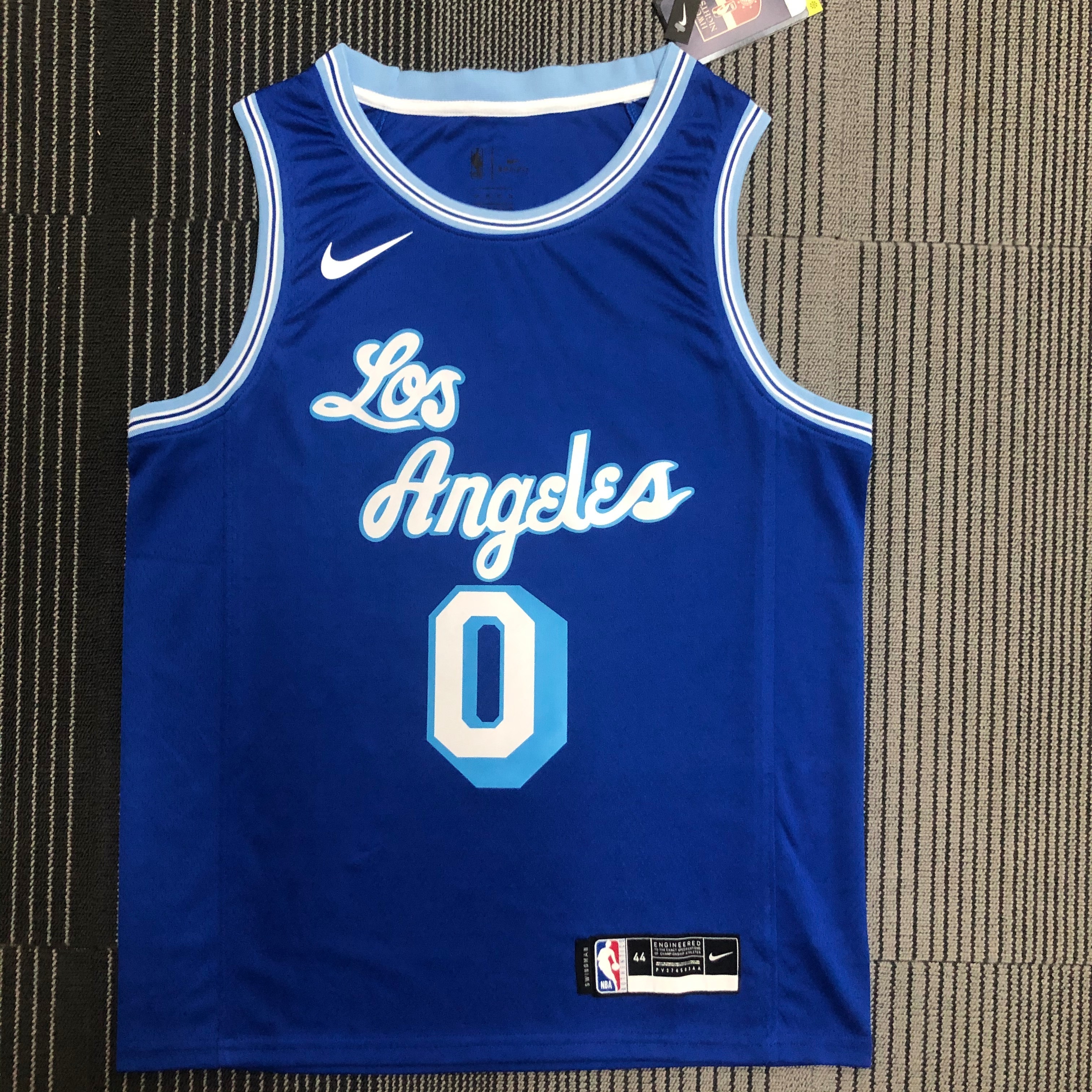 '21 Lakers retro Blue No. 0 Westbrook