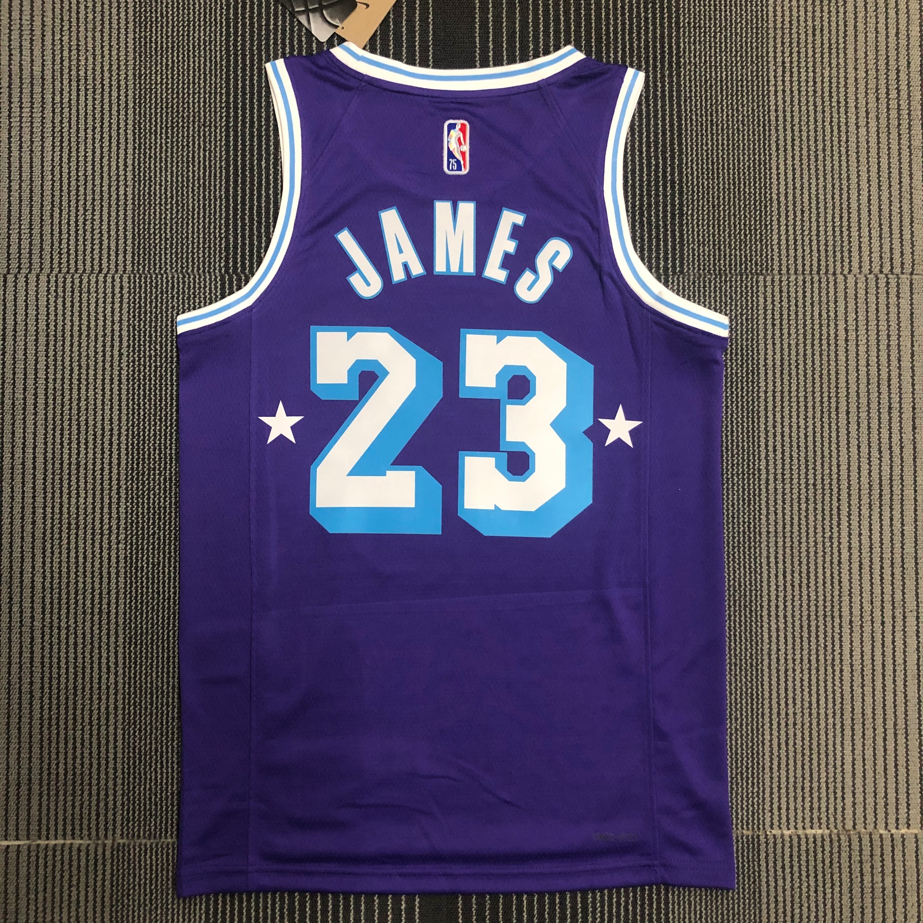 75th anniversary 22nd season Lakers City Edition # 23 James