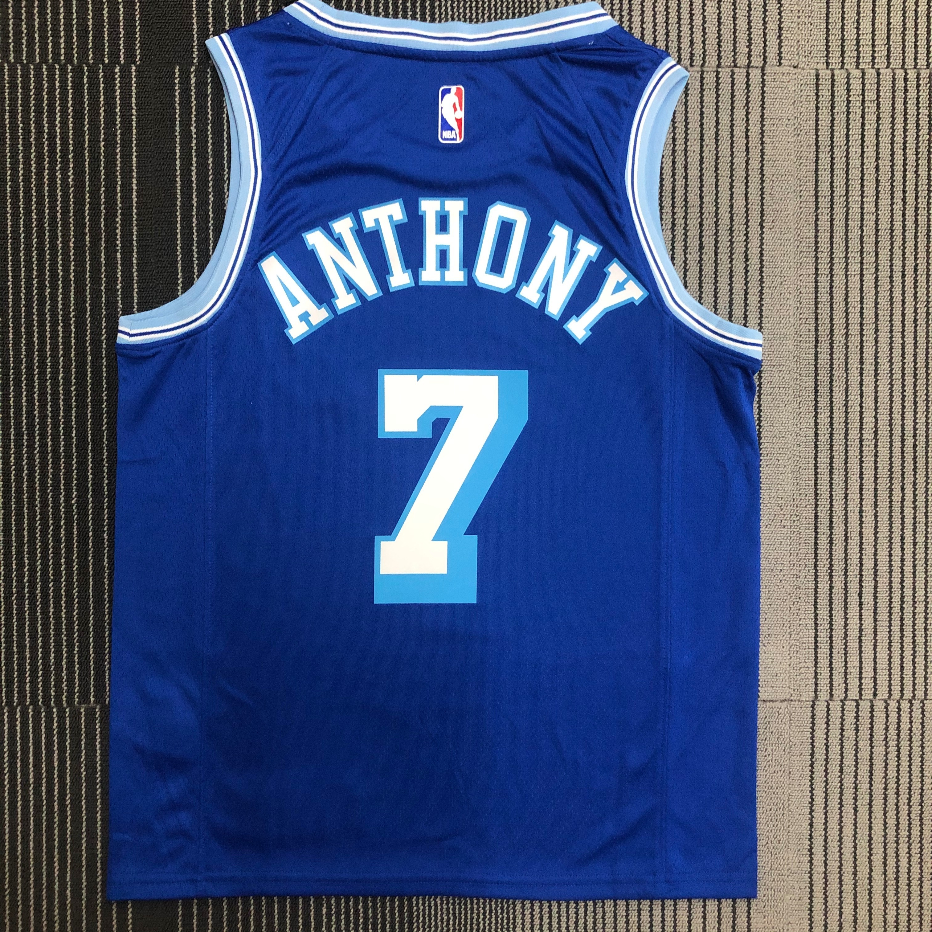 '21 Lakers retro Blue # 7 Anthony