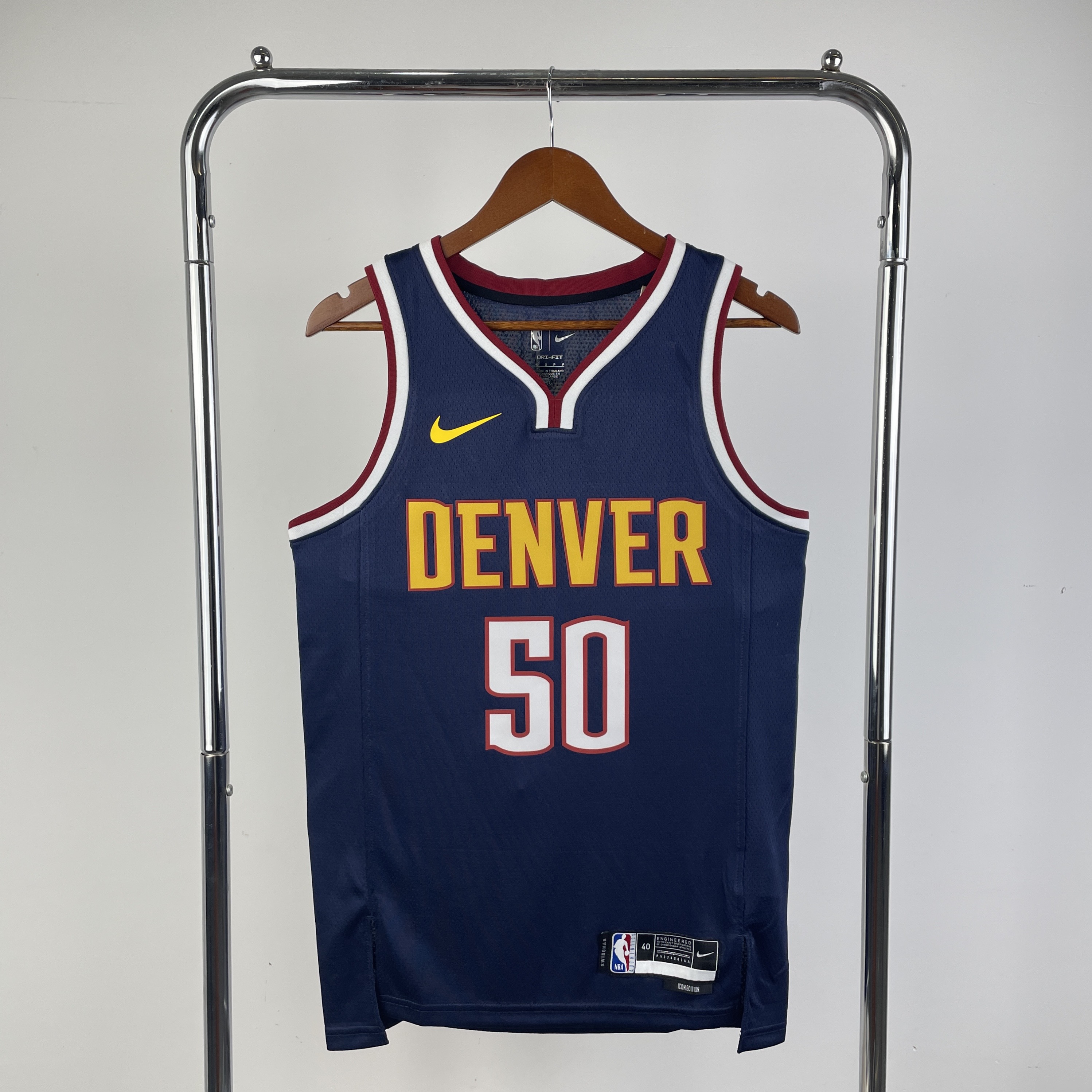 23 Nuggets navy blue No. 50 Gordon