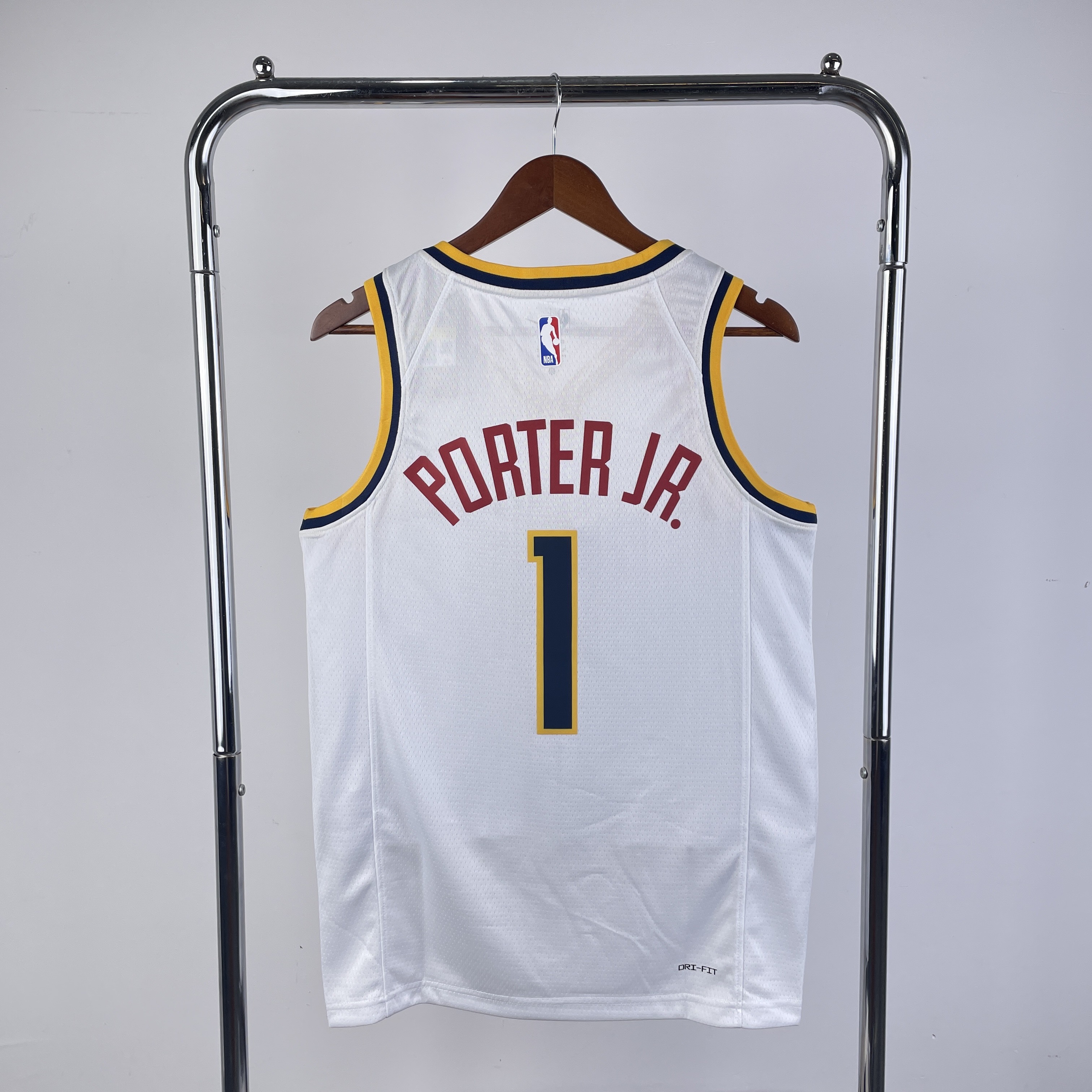 23 Nuggets white No. 1 Porter Jr