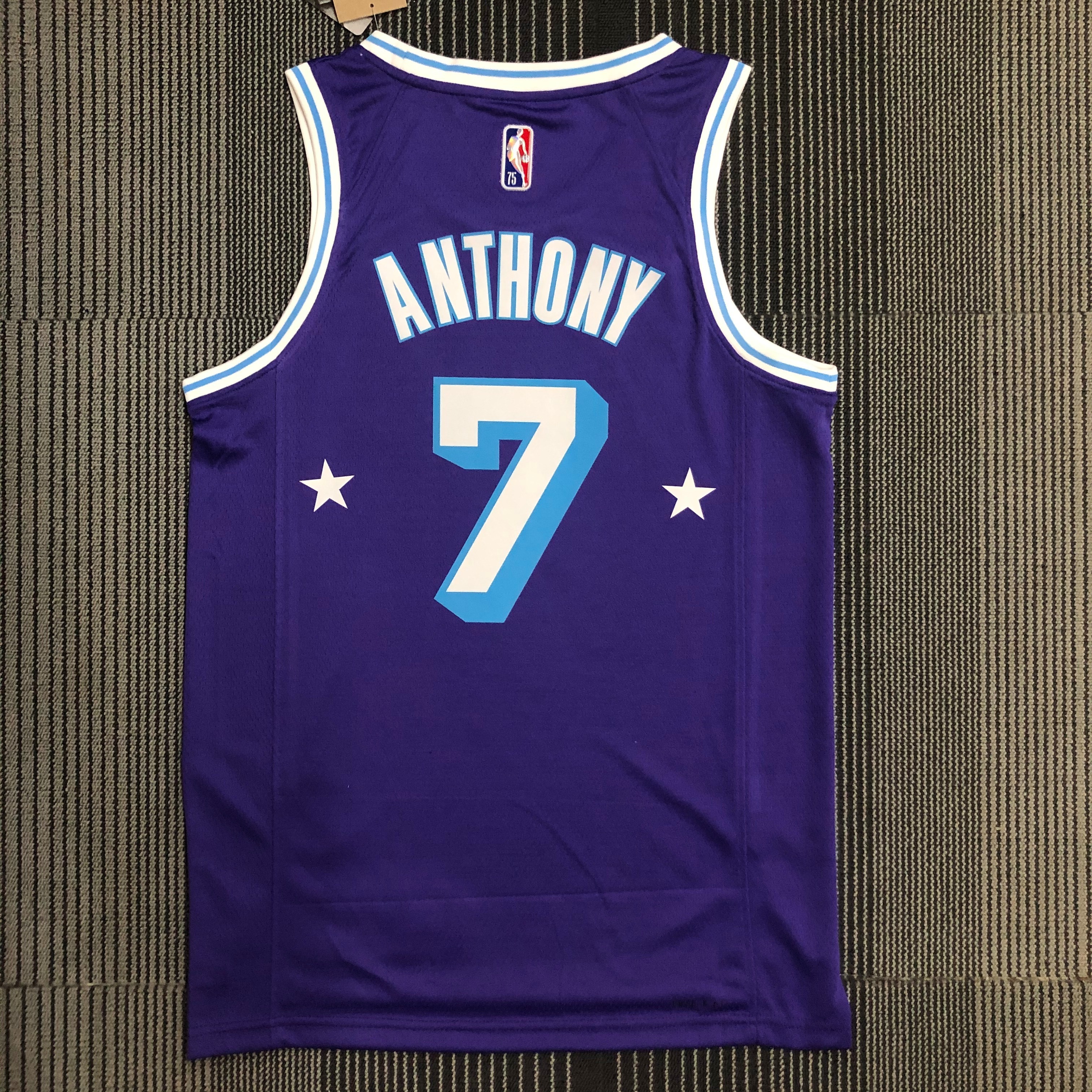 75th anniversary 22nd season Lakers City Edition No. 7 Anthony