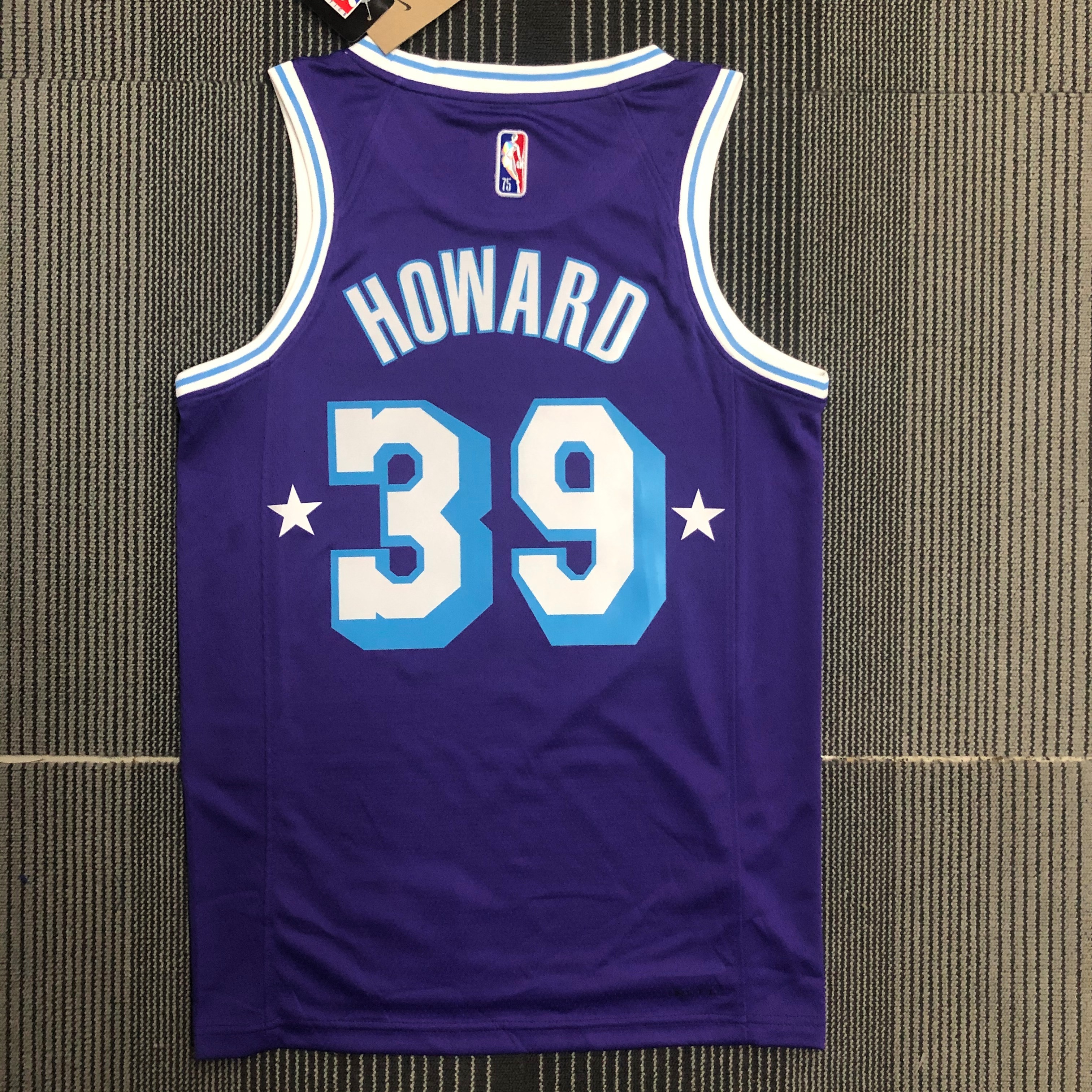 75th anniversary 22nd season Lakers City Edition # 39 Howard