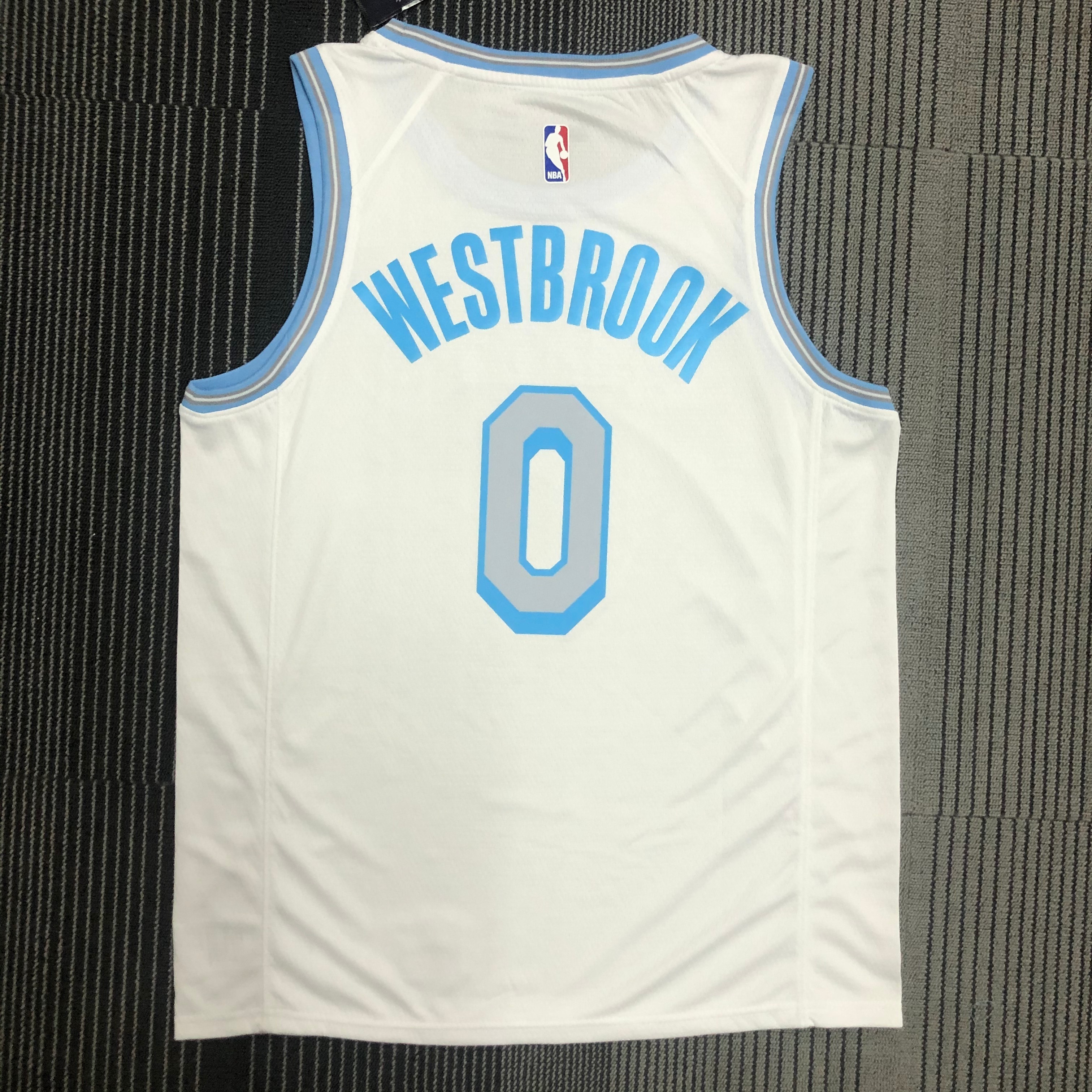 '21 Lakers retro White No. 0 Westbrook