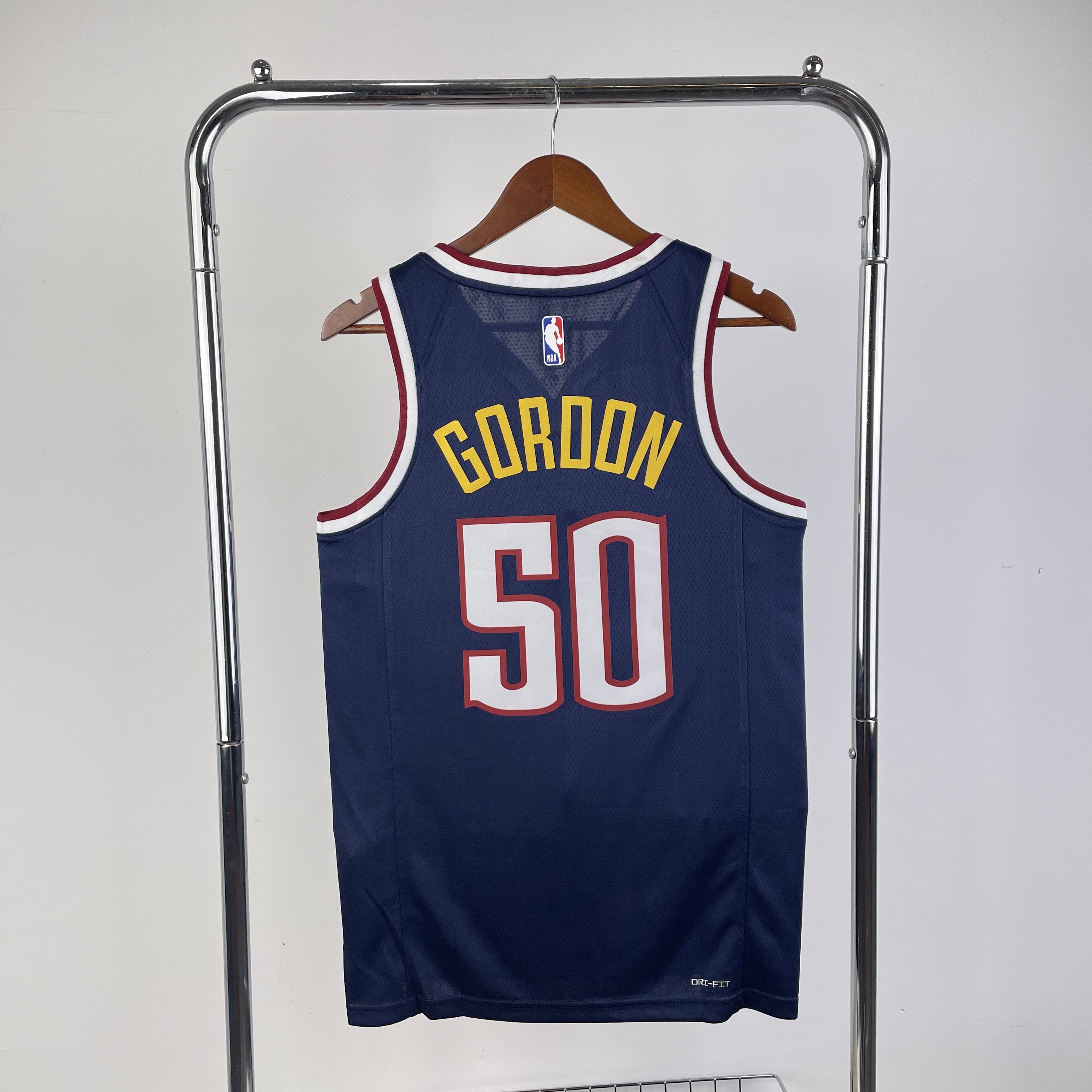 23 Nuggets navy blue No. 50 Gordon
