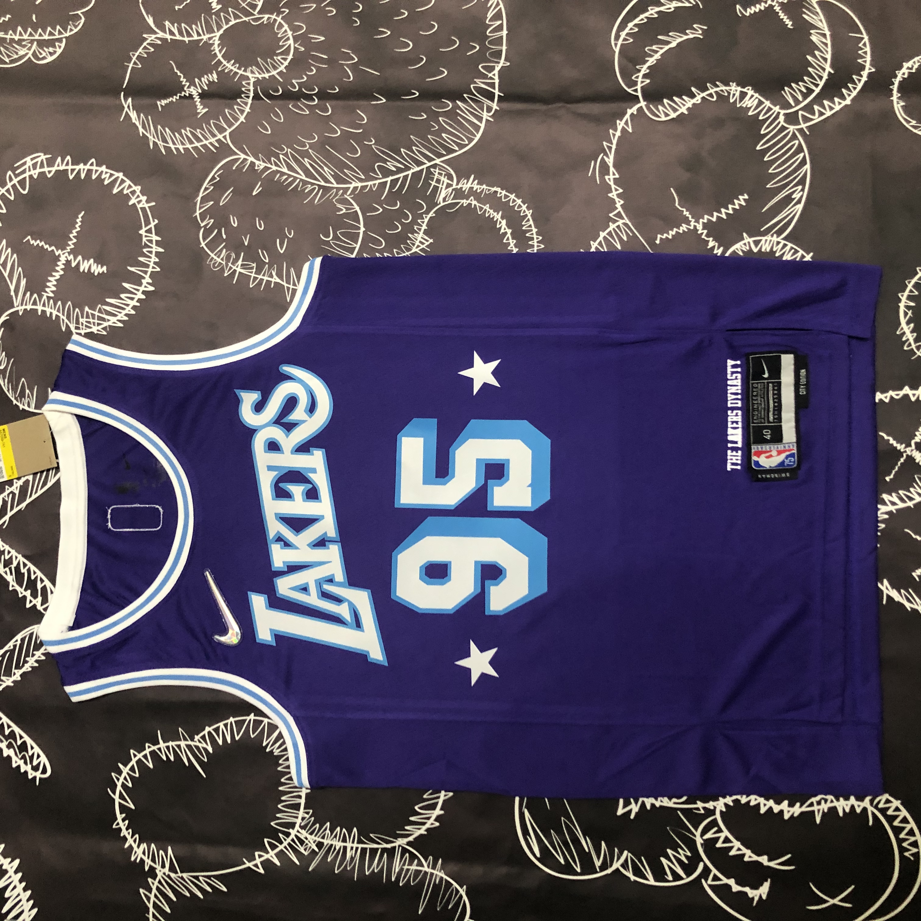 2022 season Lakers City Edition #95 Toscano