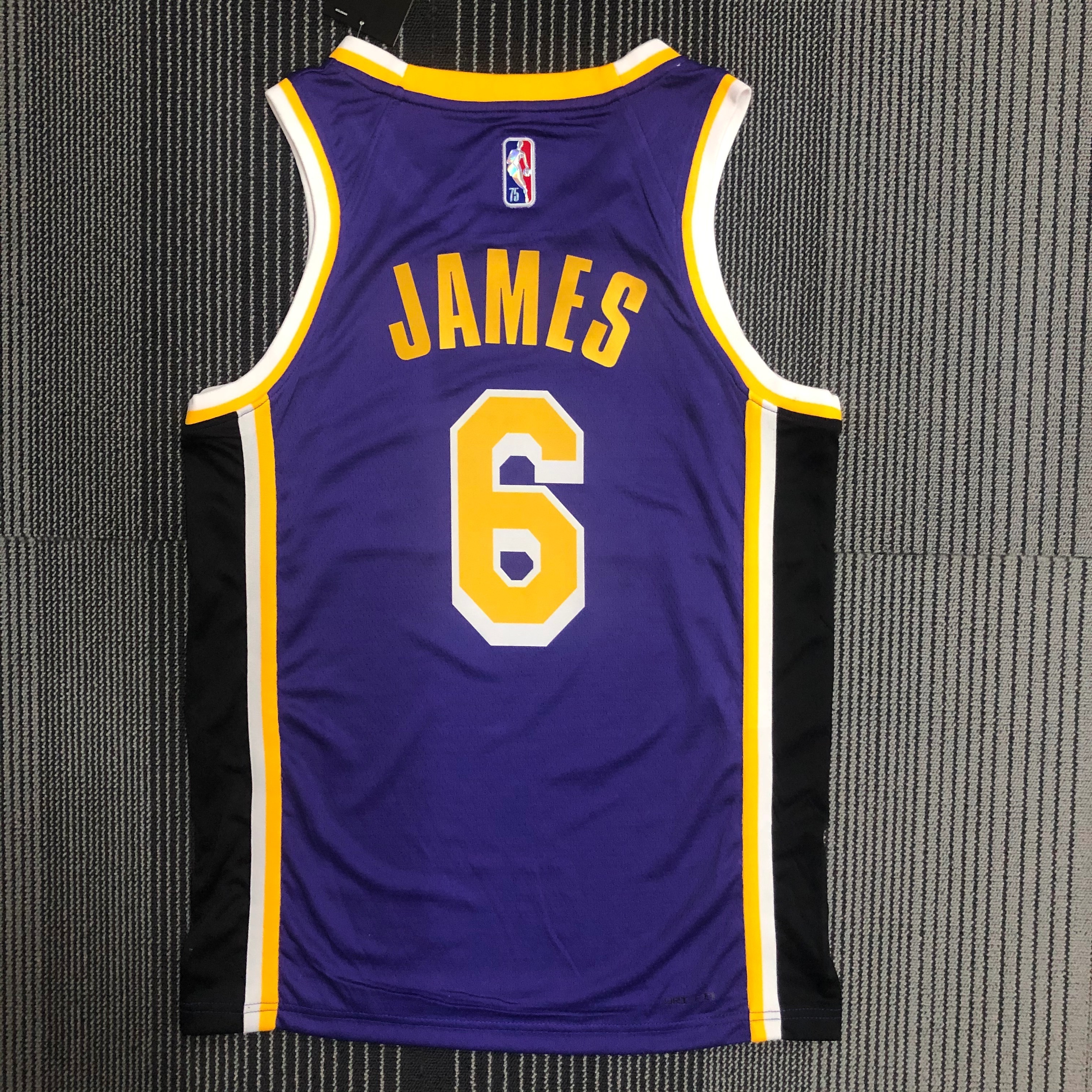 75th anniversary Lakers Flyers limited No. 6 James