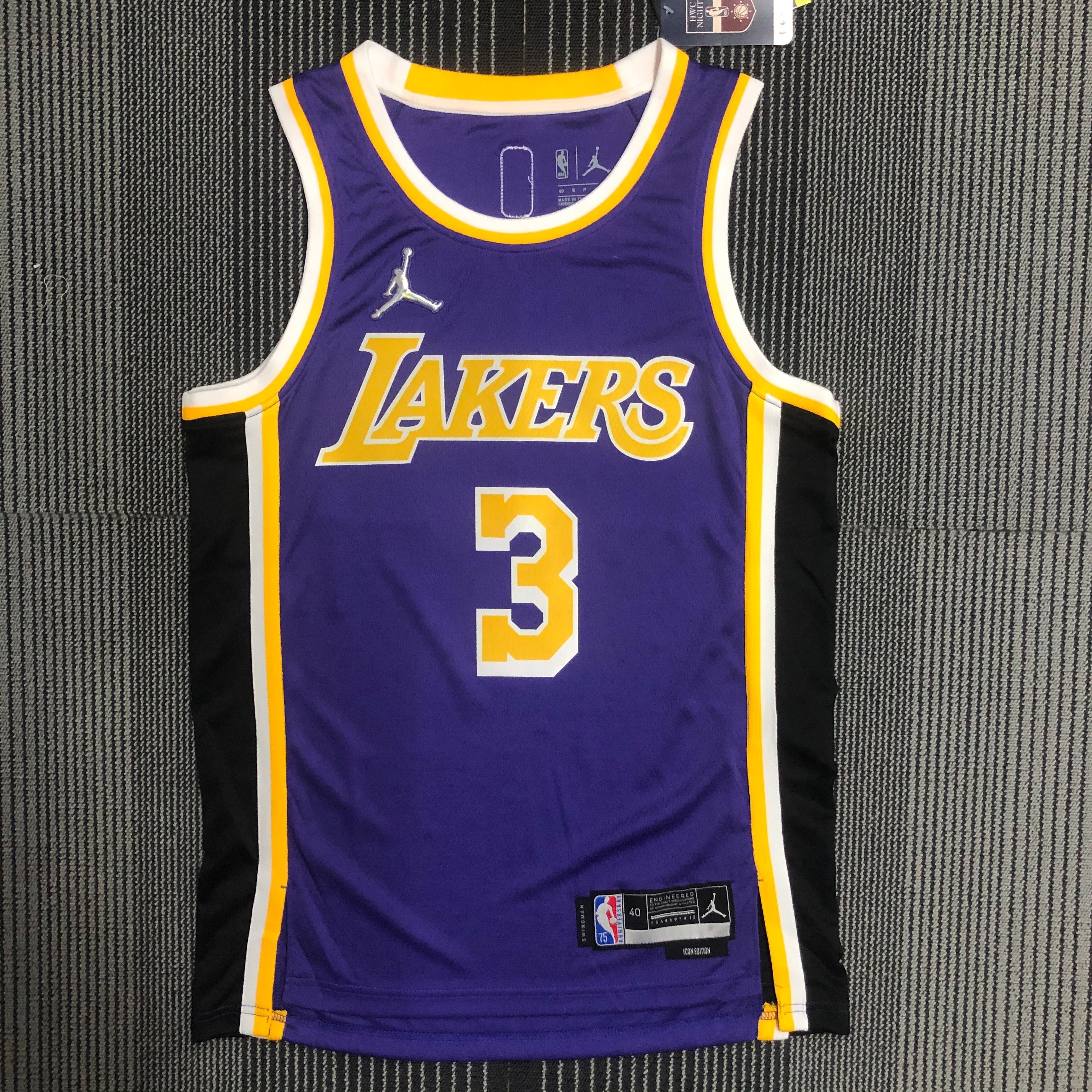 75th anniversary Lakers Flyers limited No. 3 Davis