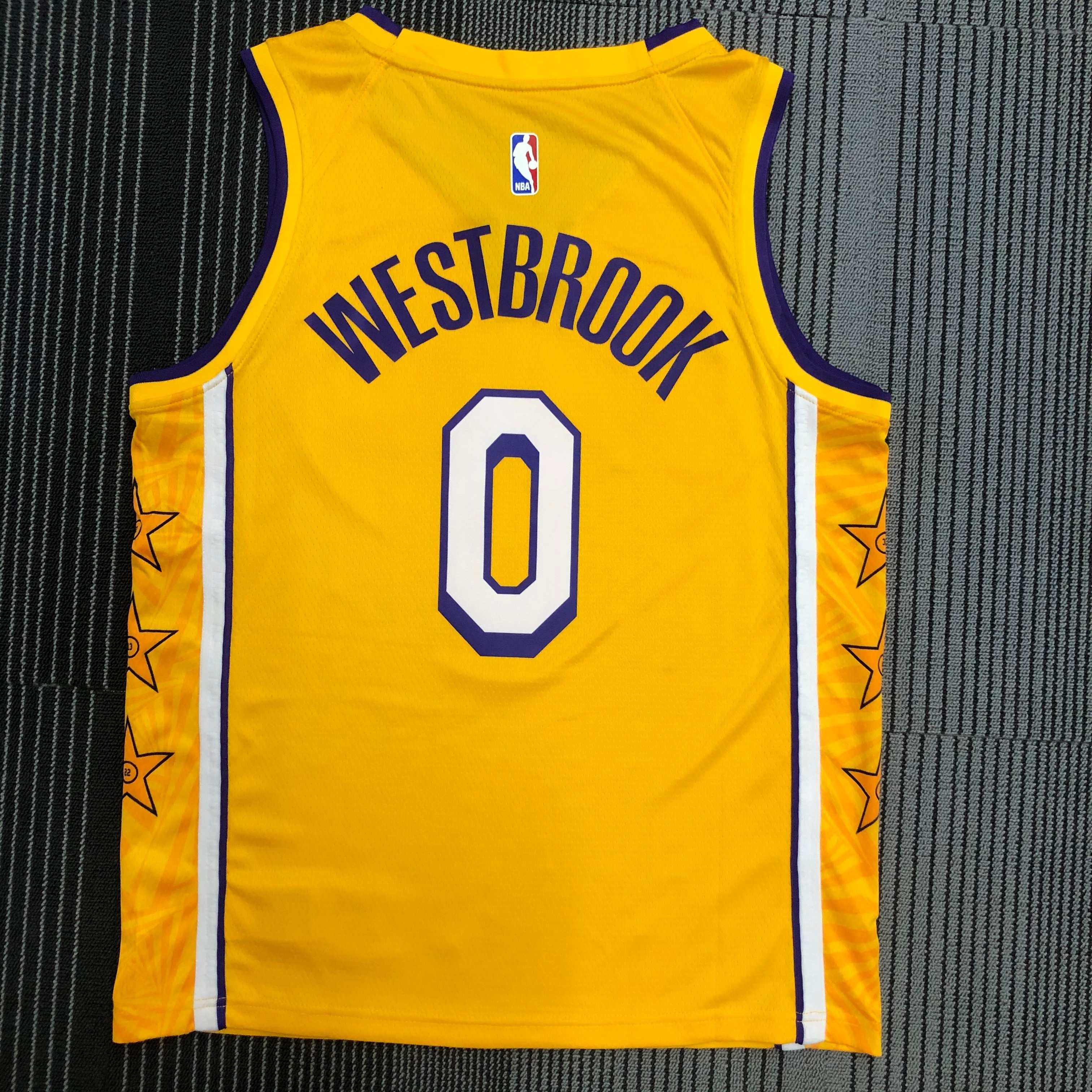 Lakers V-neck celebrity (with stars) # 0 Westbrook