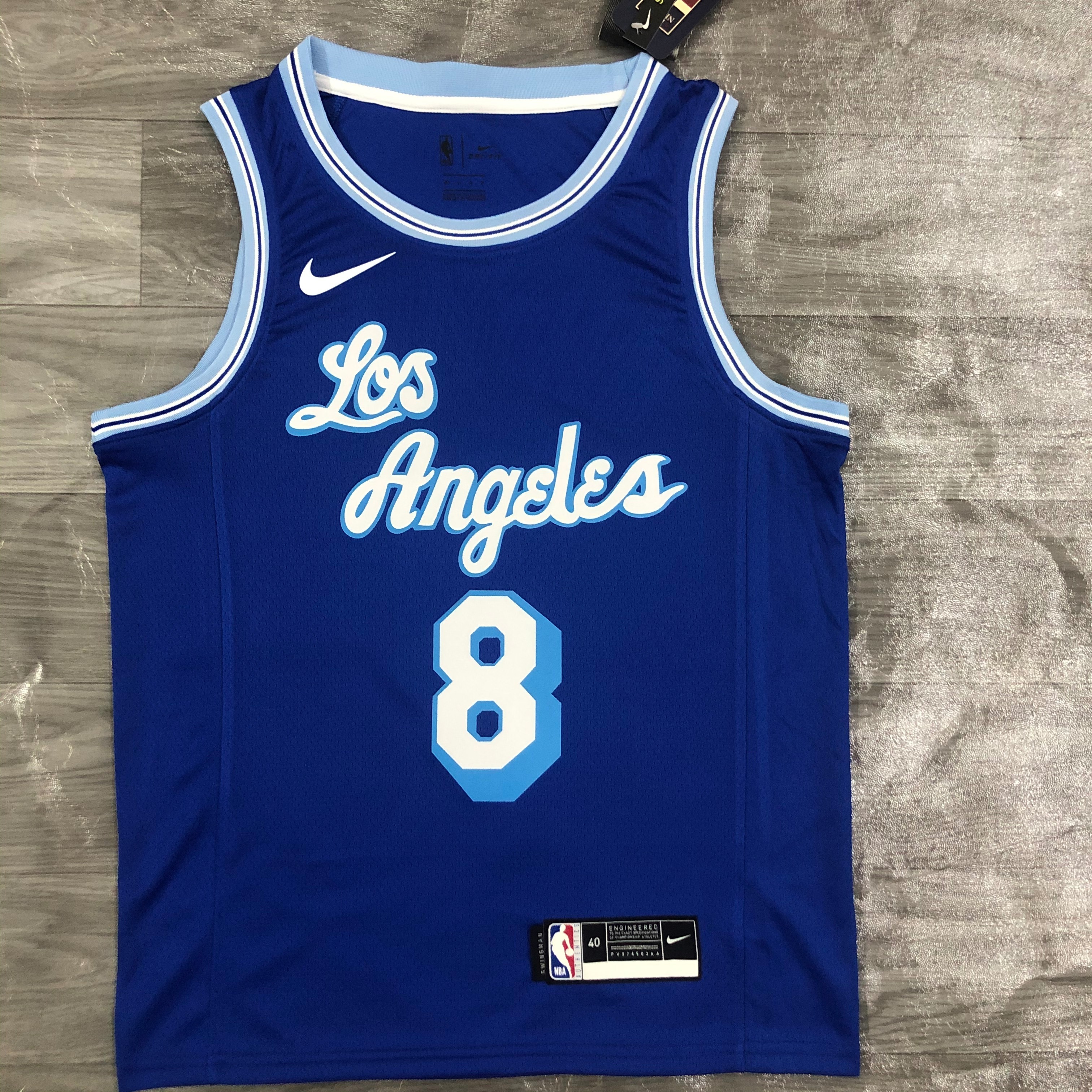 '21 Lakers retro blue # 8 Bryant