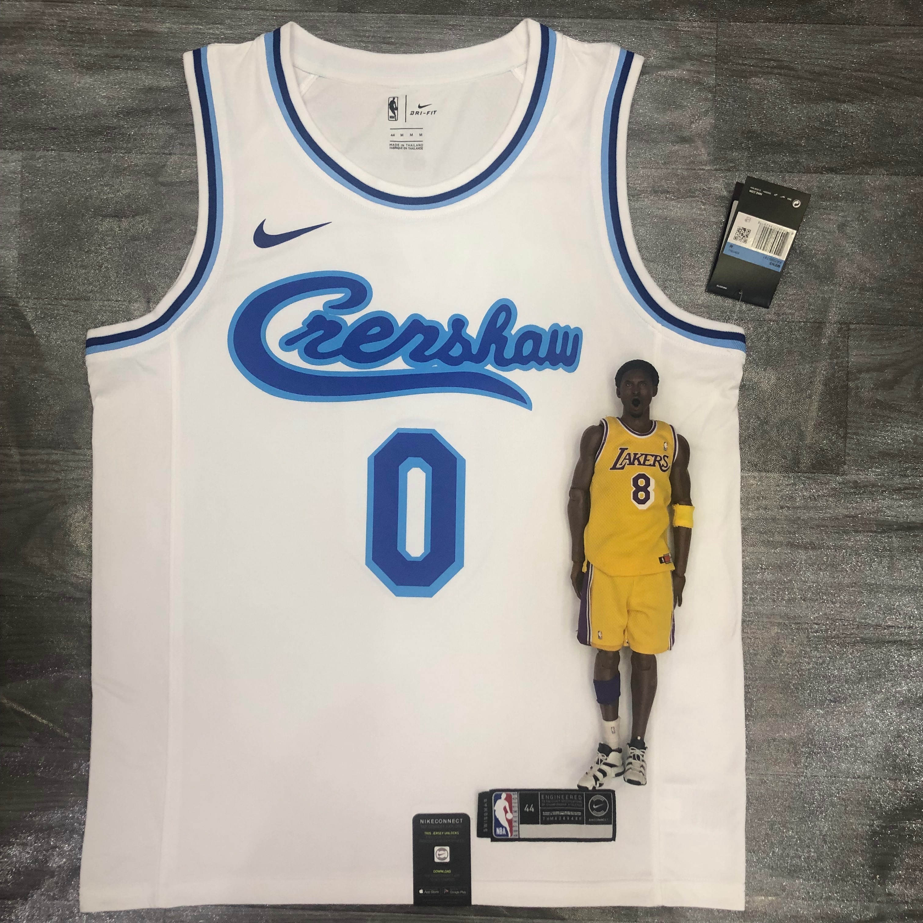 Lakers Latin throwback singer co-titled version - White 0 Kuzma