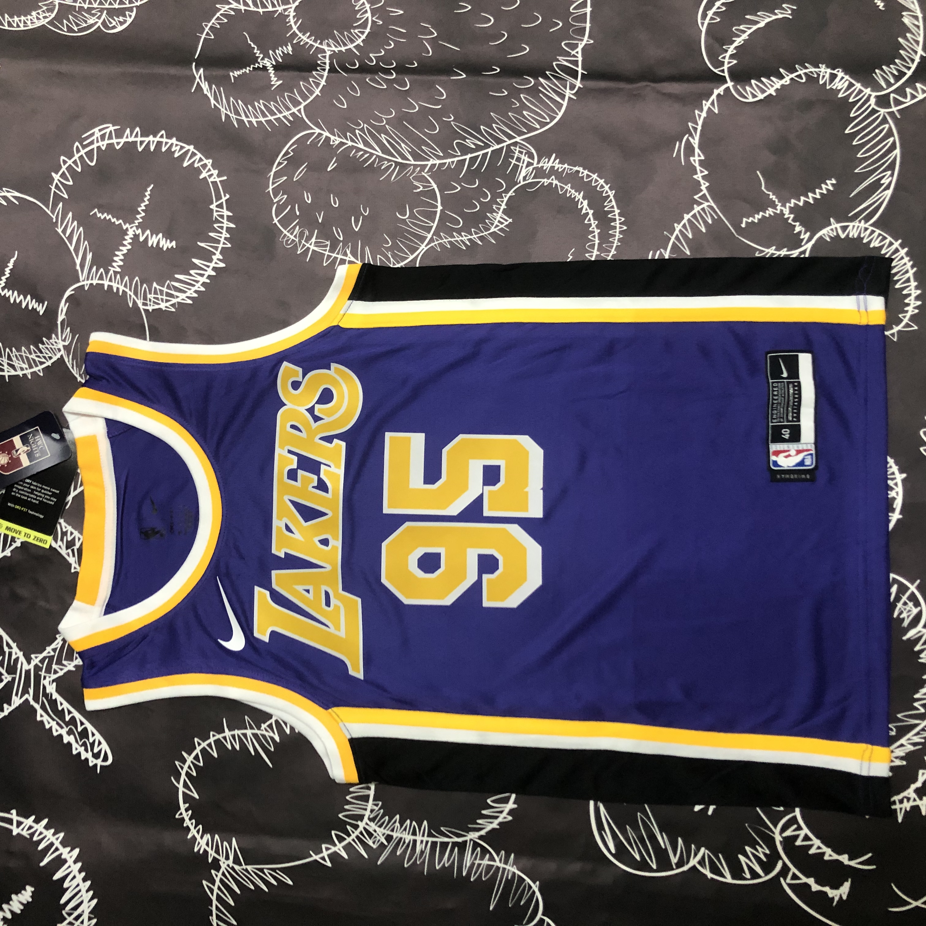 Lakers crewneck purple (Nike) # 95 TOSCANO