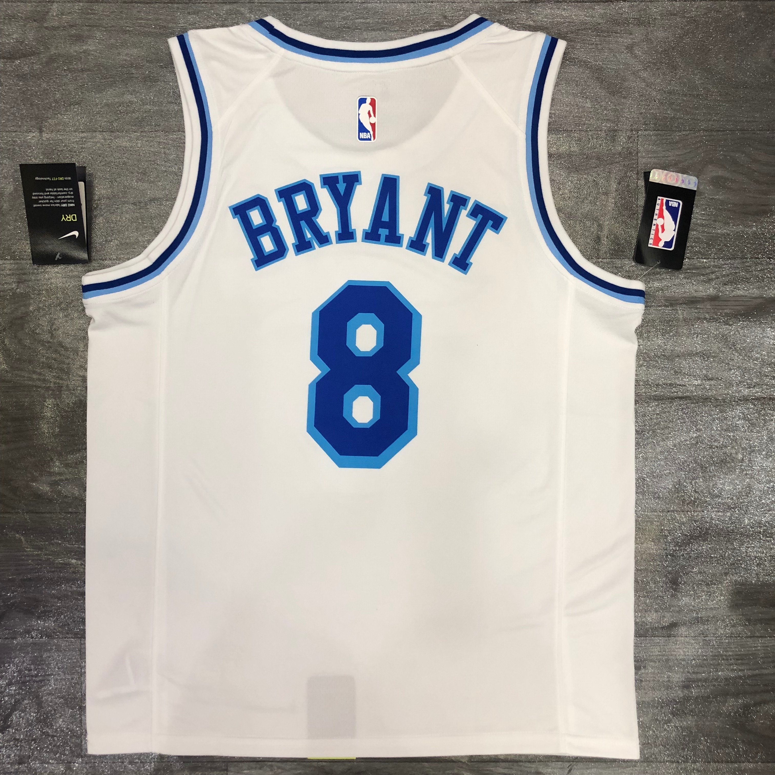 Lakers Latin throwback singer co-titled white No. 8 Bryant