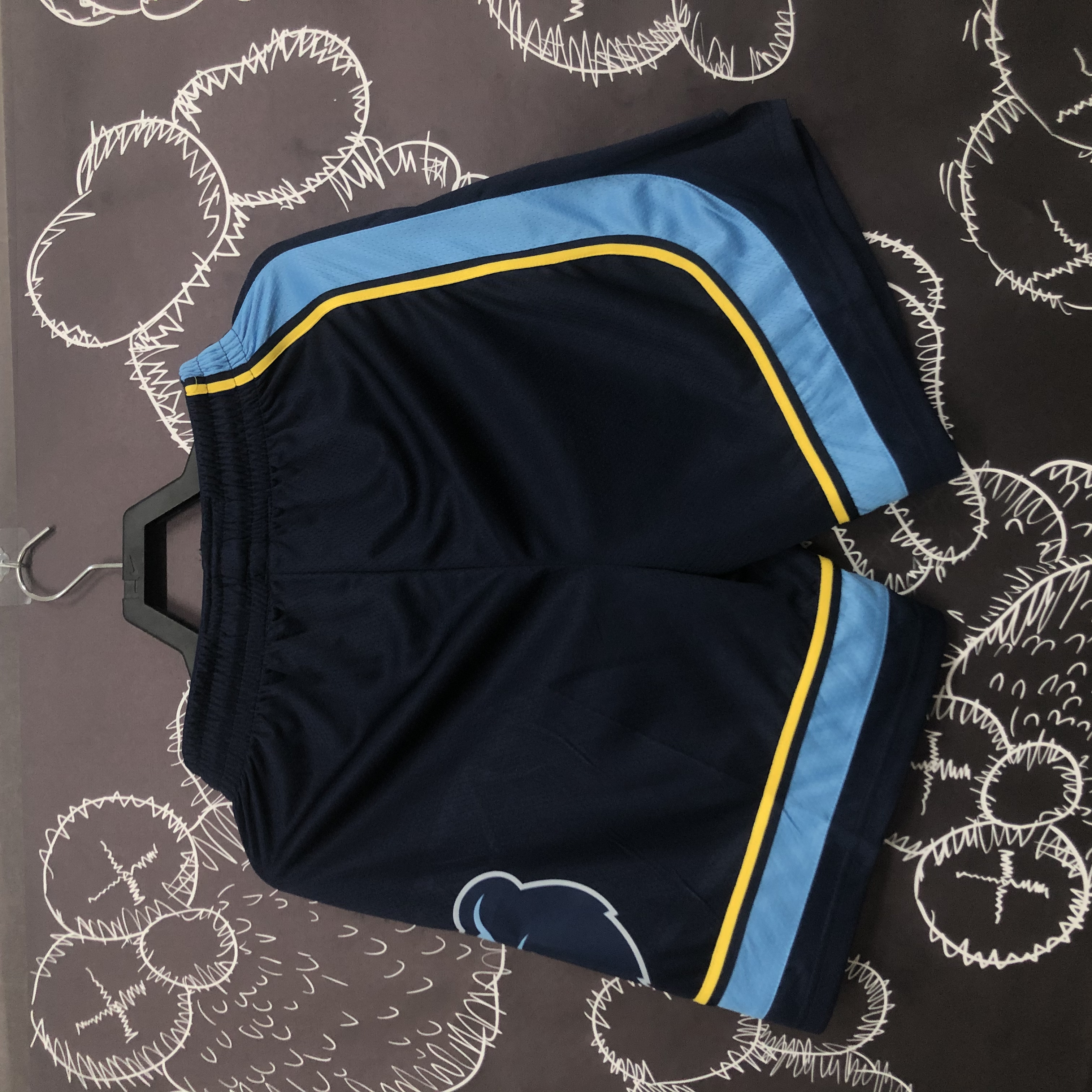 Grizzly bear navy blue shorts