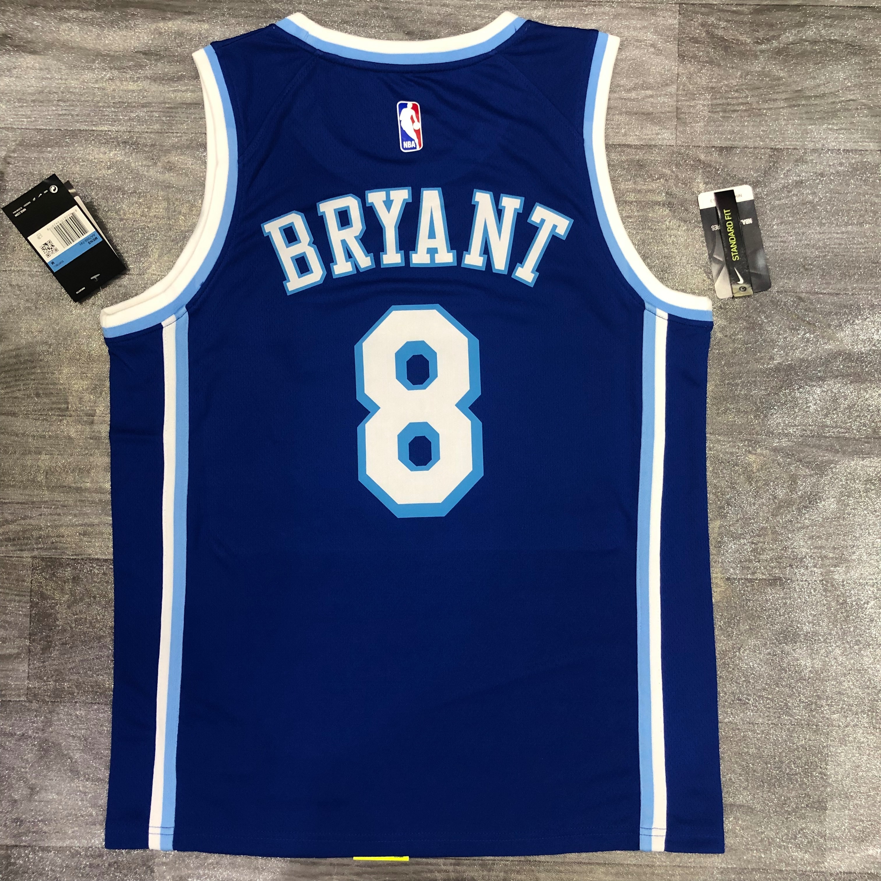Lakers Latin throwback singer co-titled Blue No. 8 Bryant