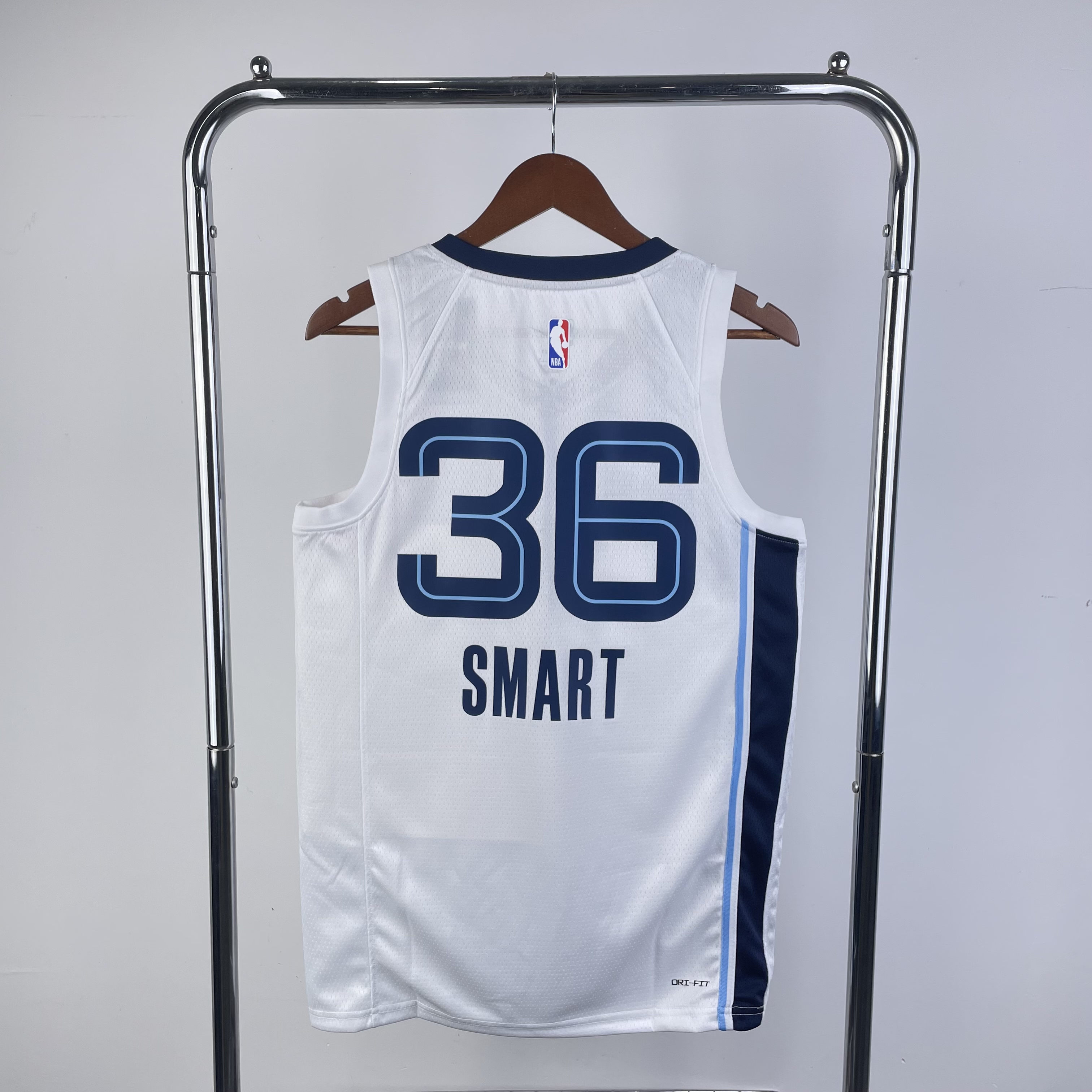 23 season Grizzlies home white 36 Smart