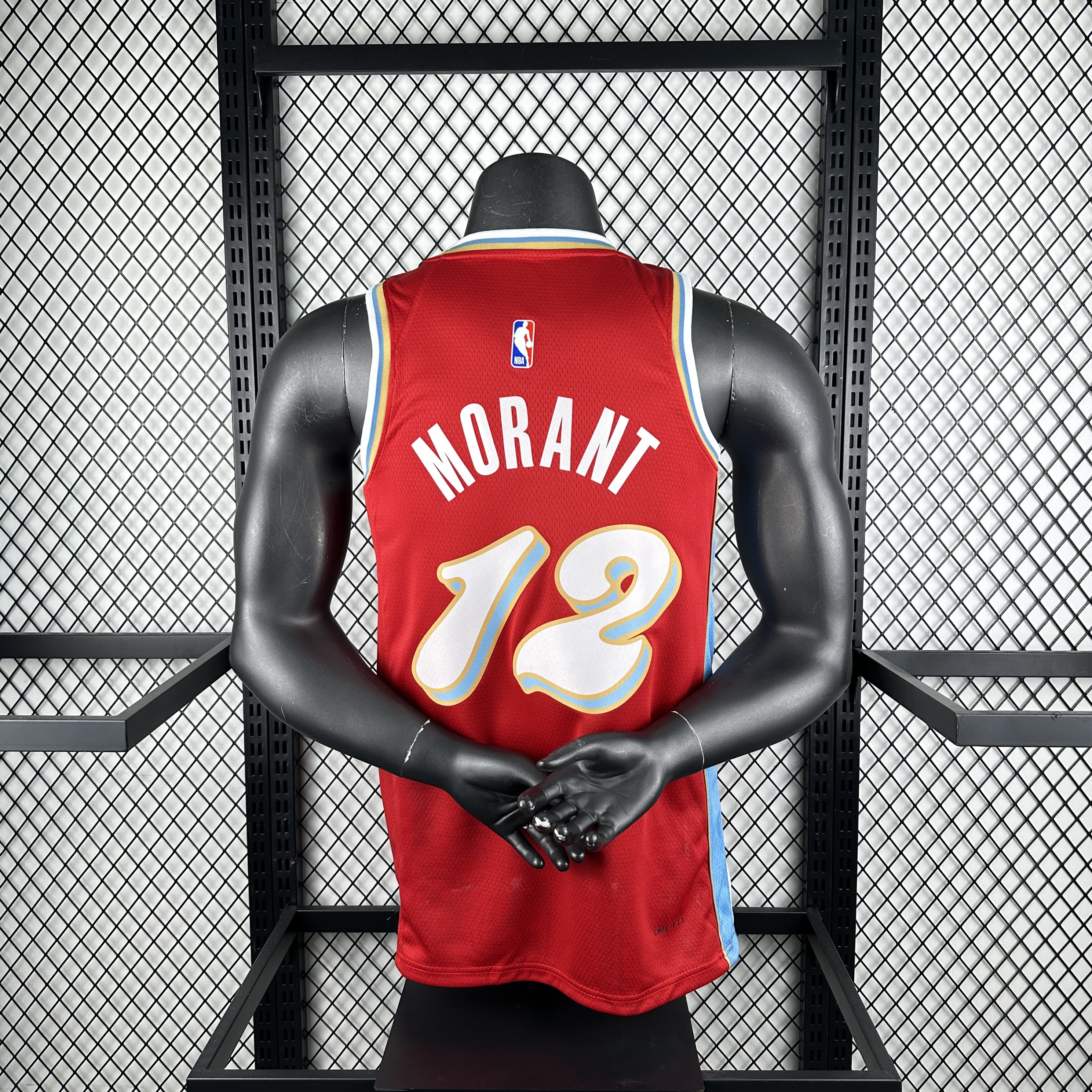 25th season Grizzlies City edition number 12 Morant