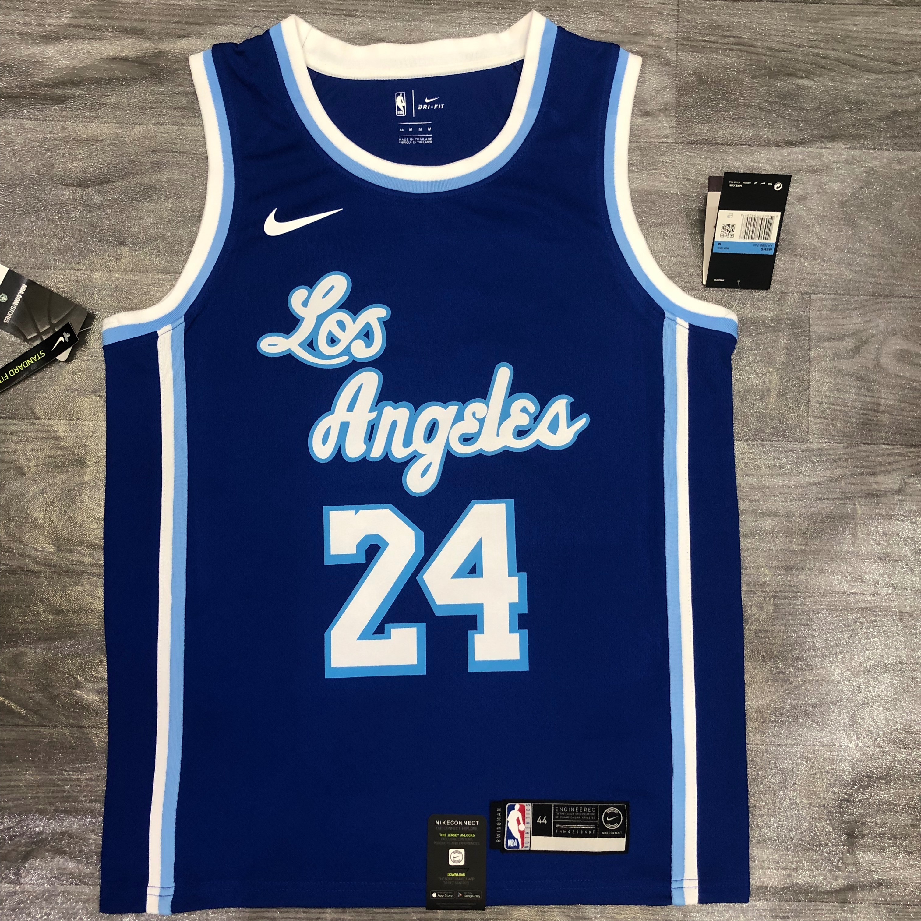 Lakers Latin Throwback night Blue 24 Bryant