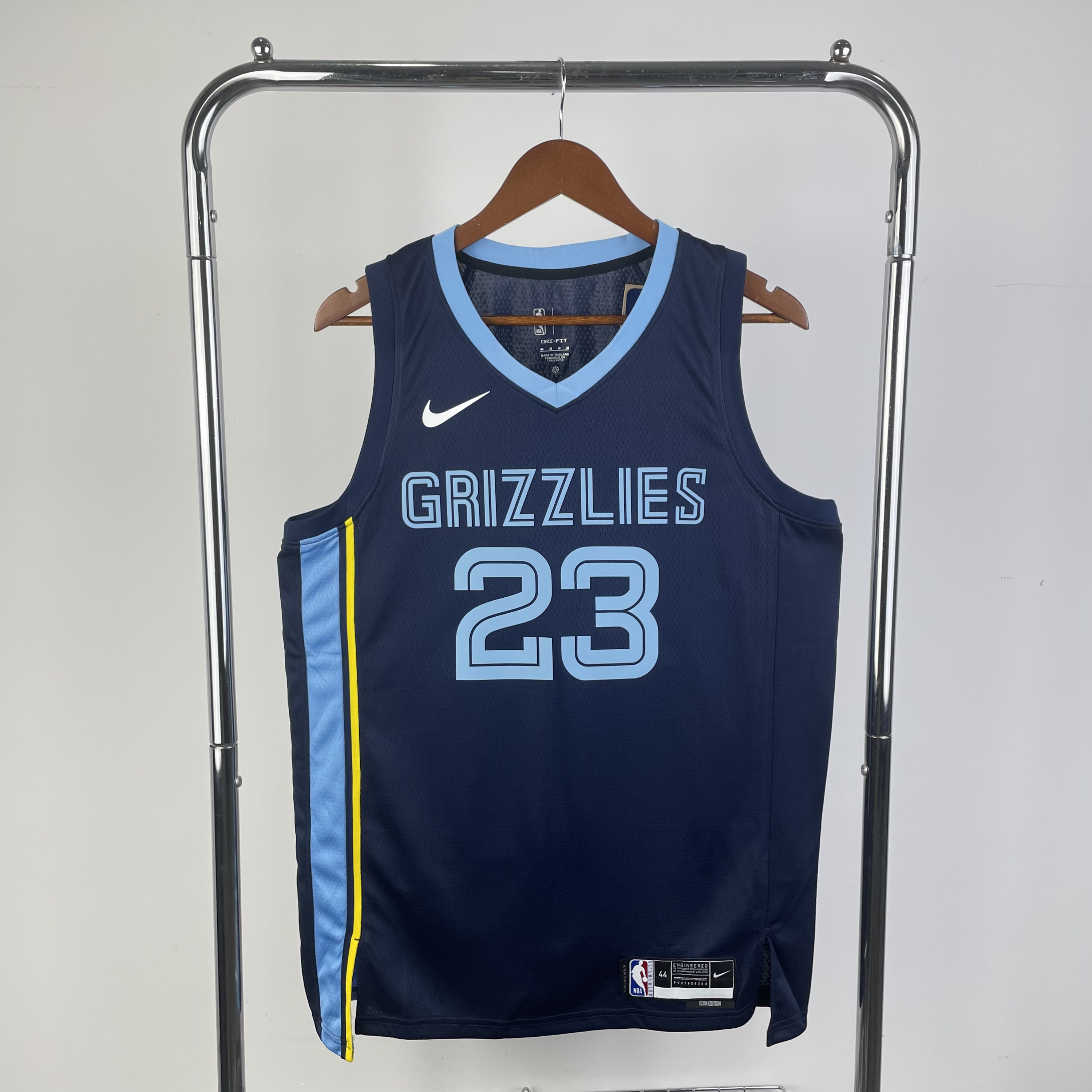 23 season Grizzlies away blue 23 Rose