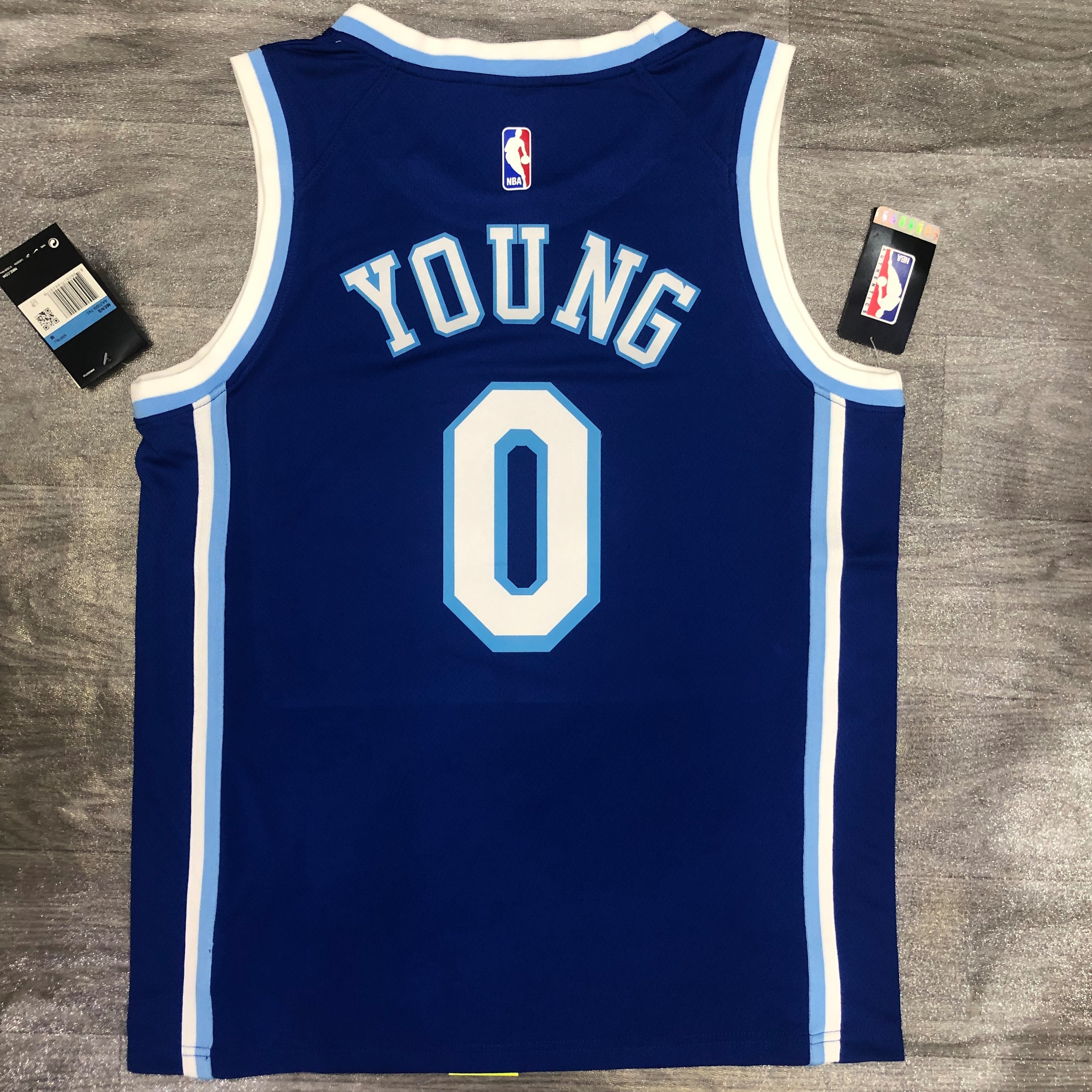Lakers Latin Throwback Night Blue 0 Cunek Young