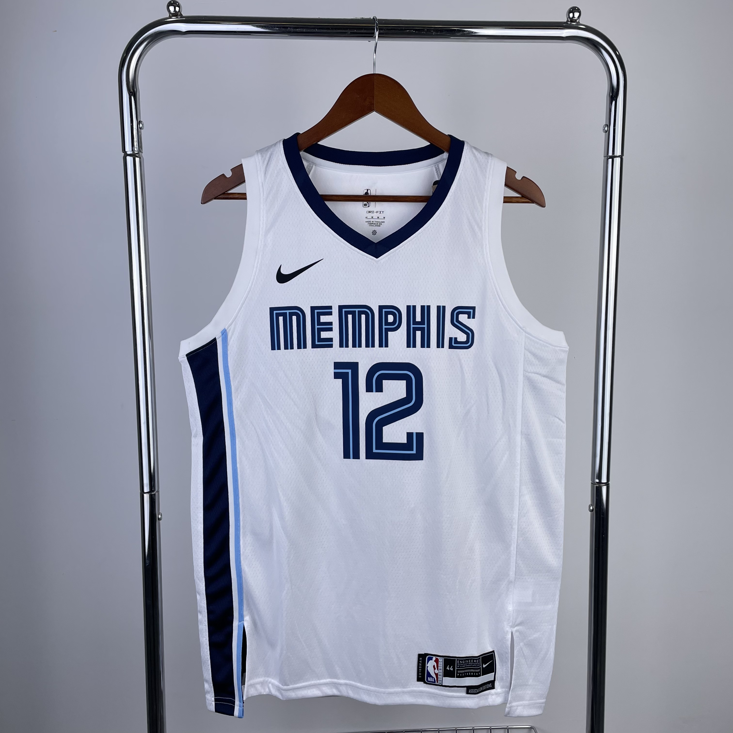 Grizzlies season 23 white number 12 Morant