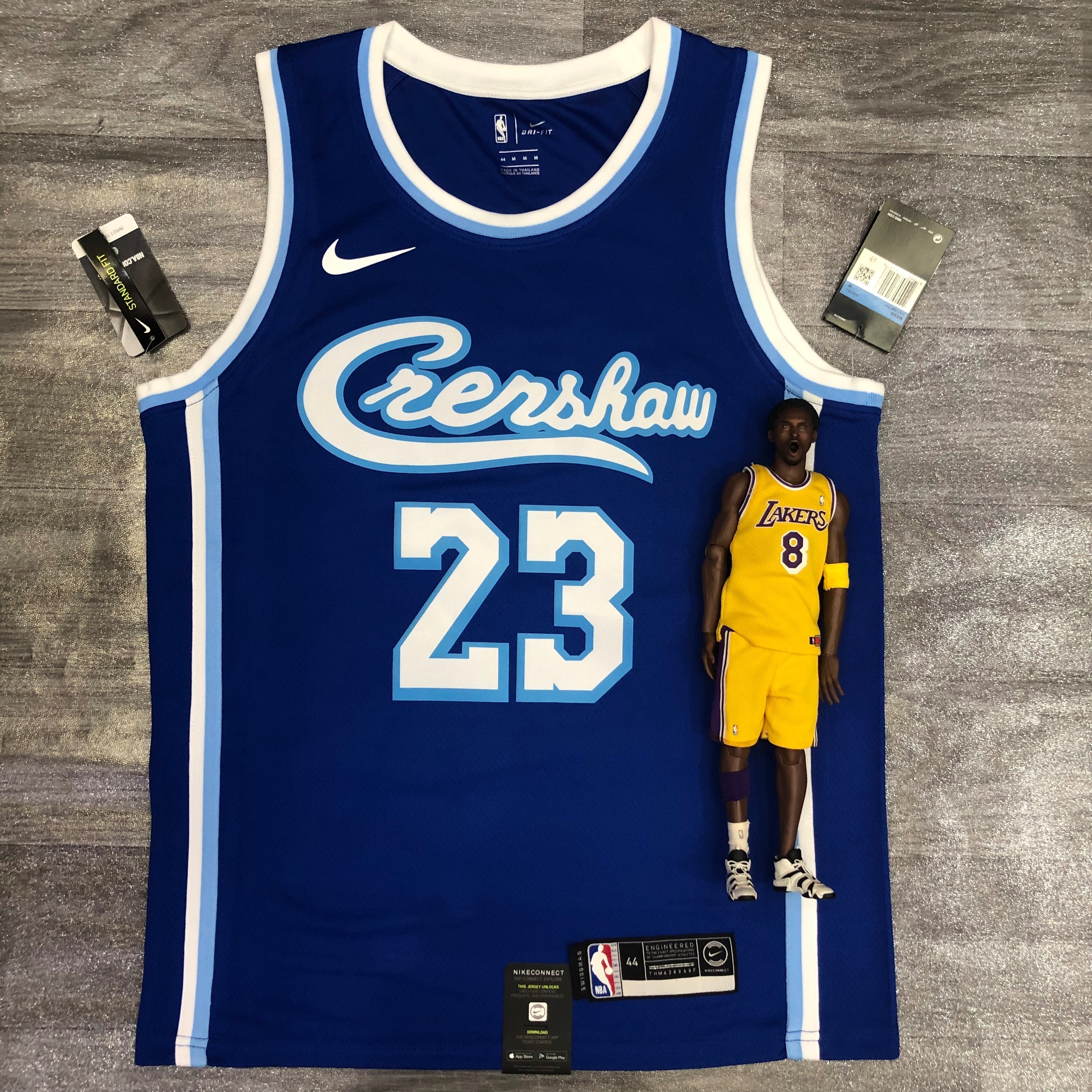 Lakers Latin throwback singer co-titled Blue 23 James