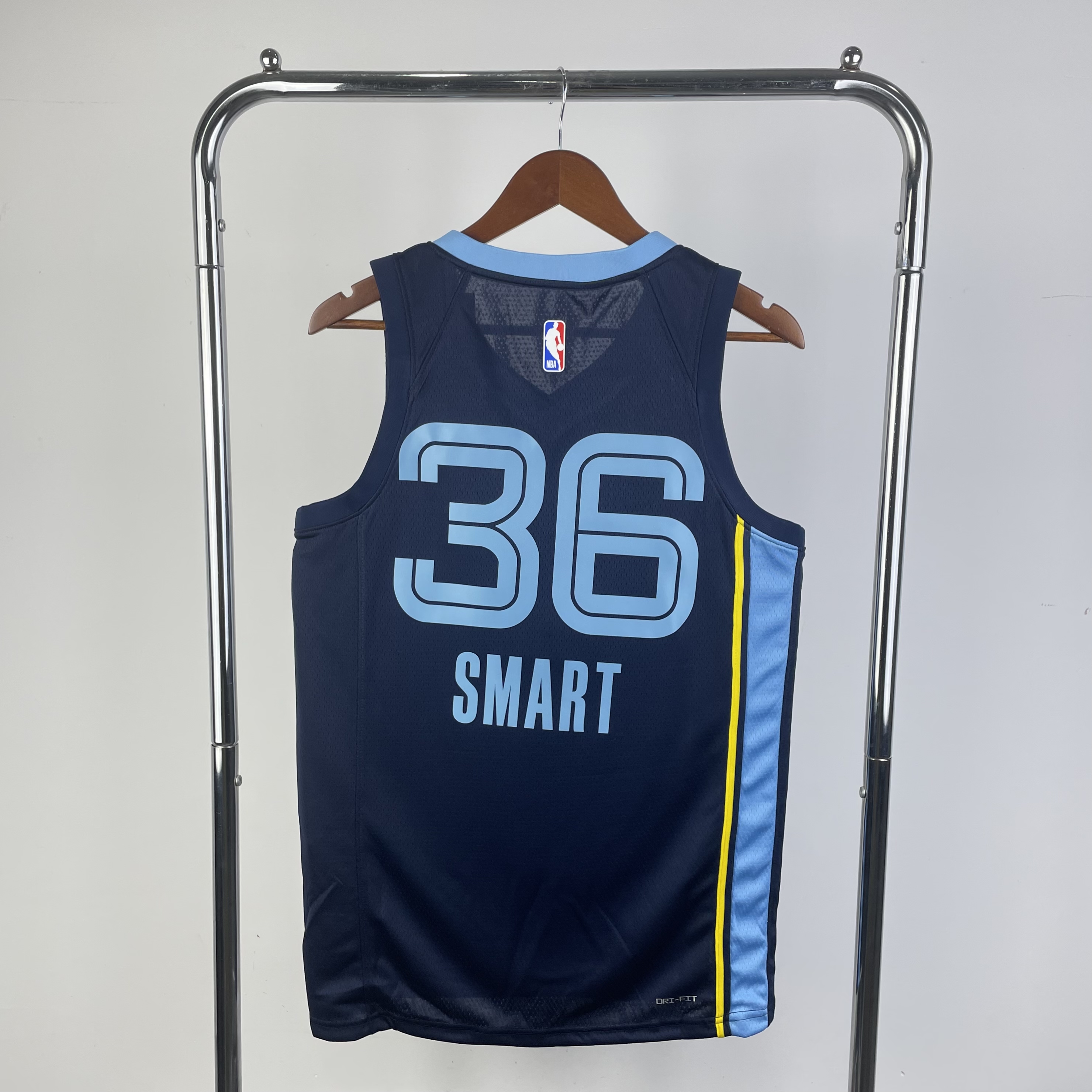 23 season Grizzlies away dark blue 36 Smart