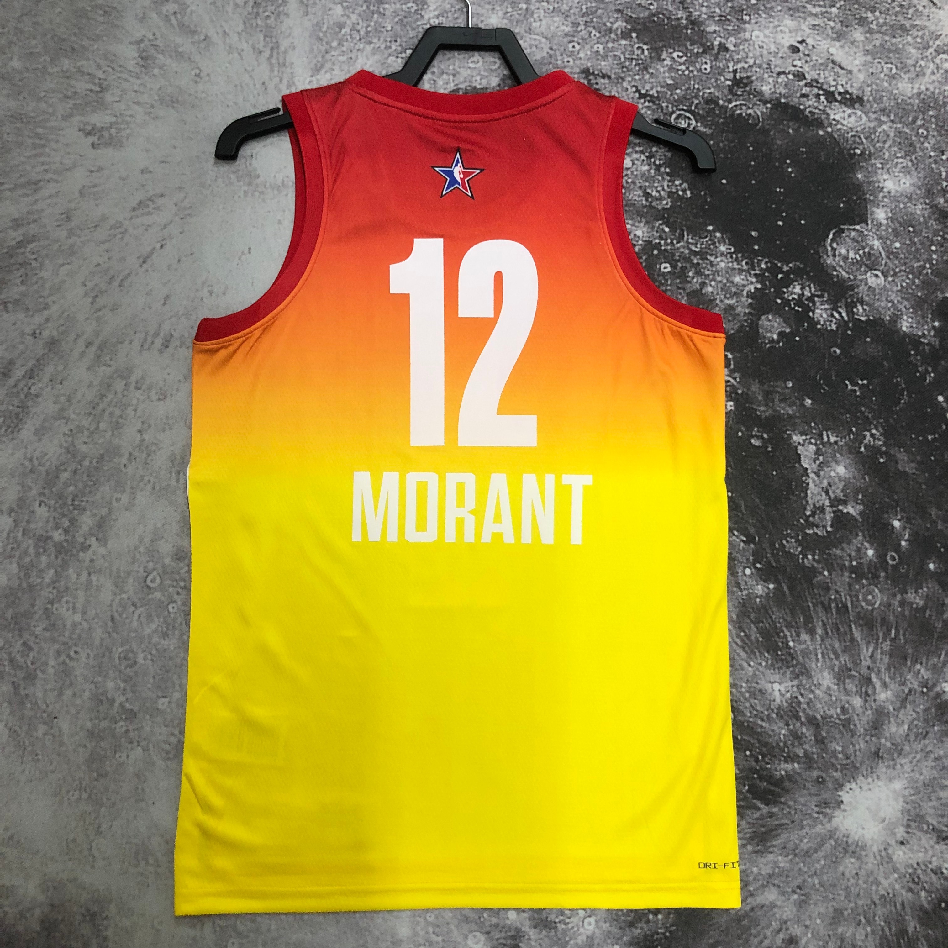 '23 All-Star Yellow number 12 Morant
