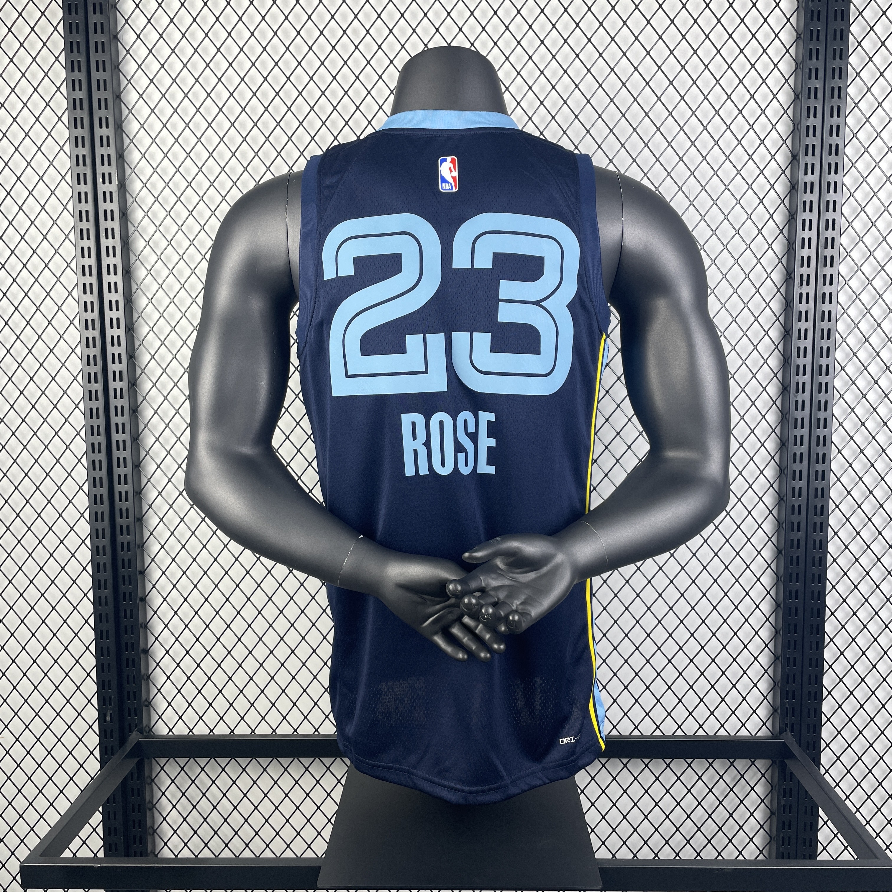 23 season Grizzlies away blue 23 Rose