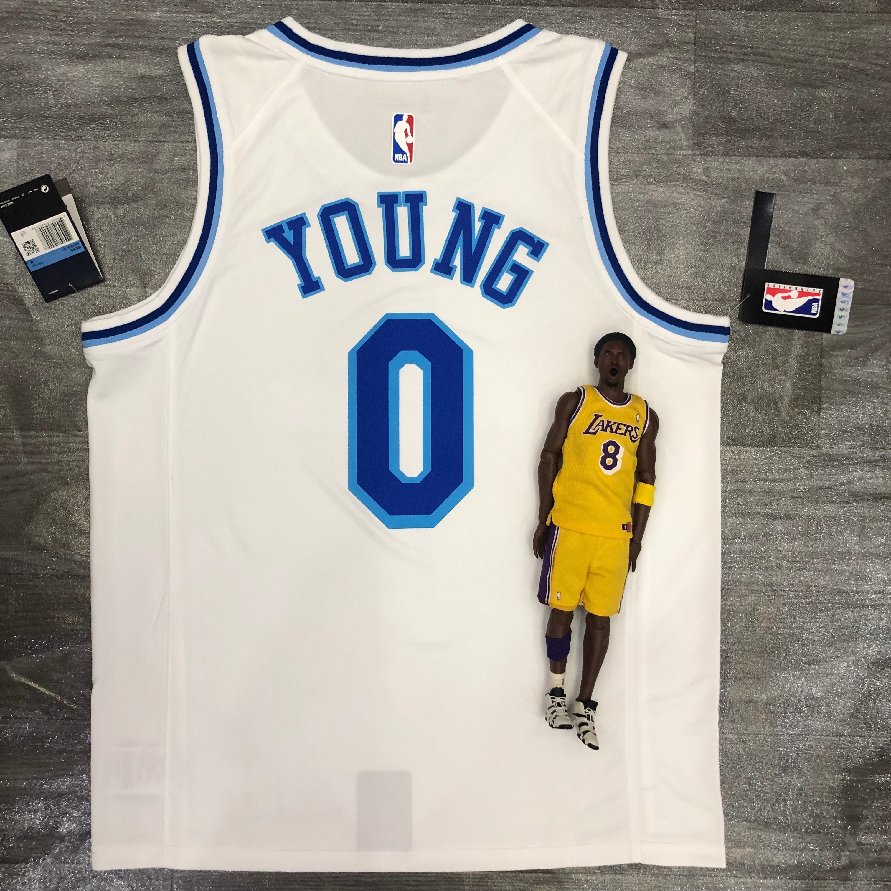 Lakers Latin Throwback night White 0 Nick Young