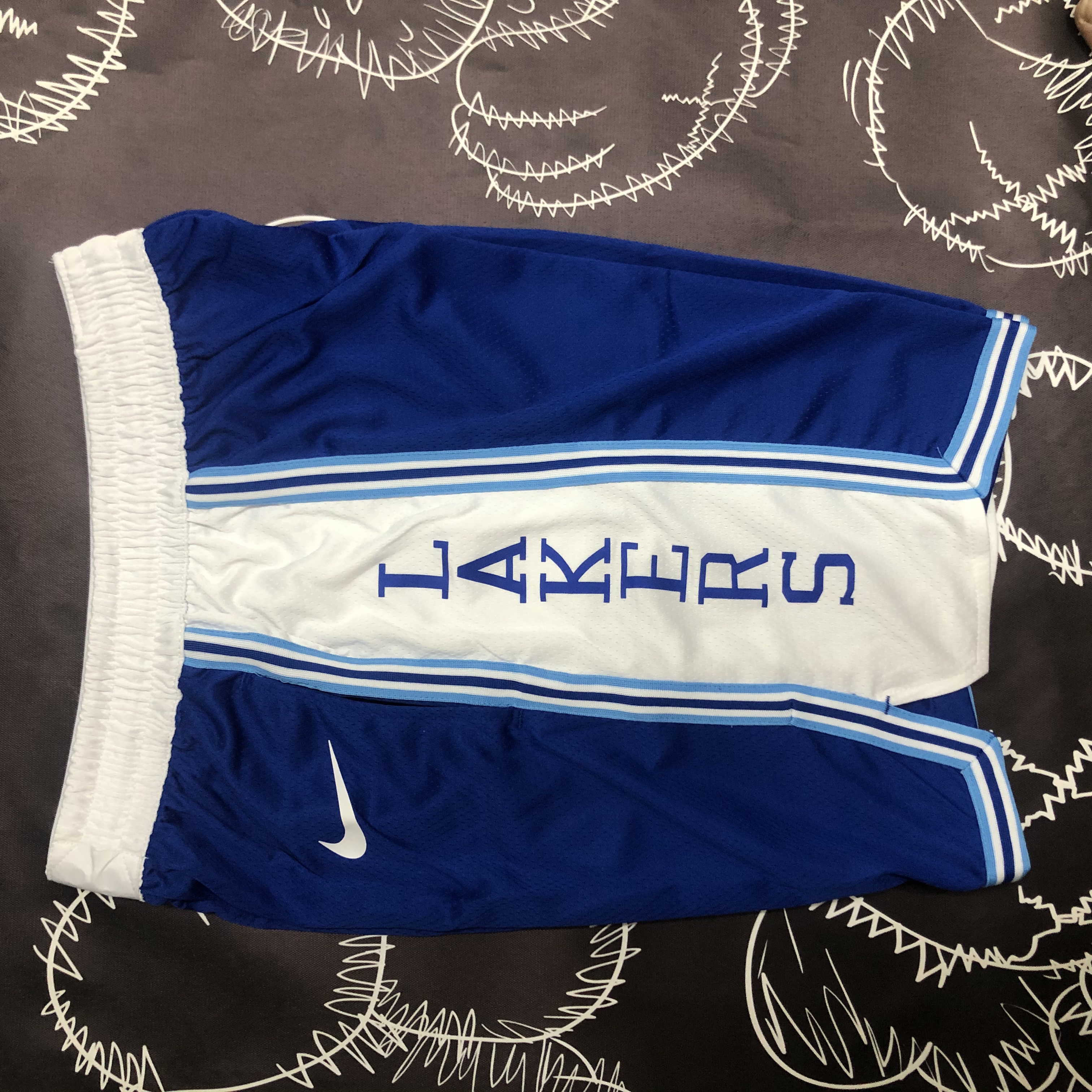 Lakers blue retro shorts