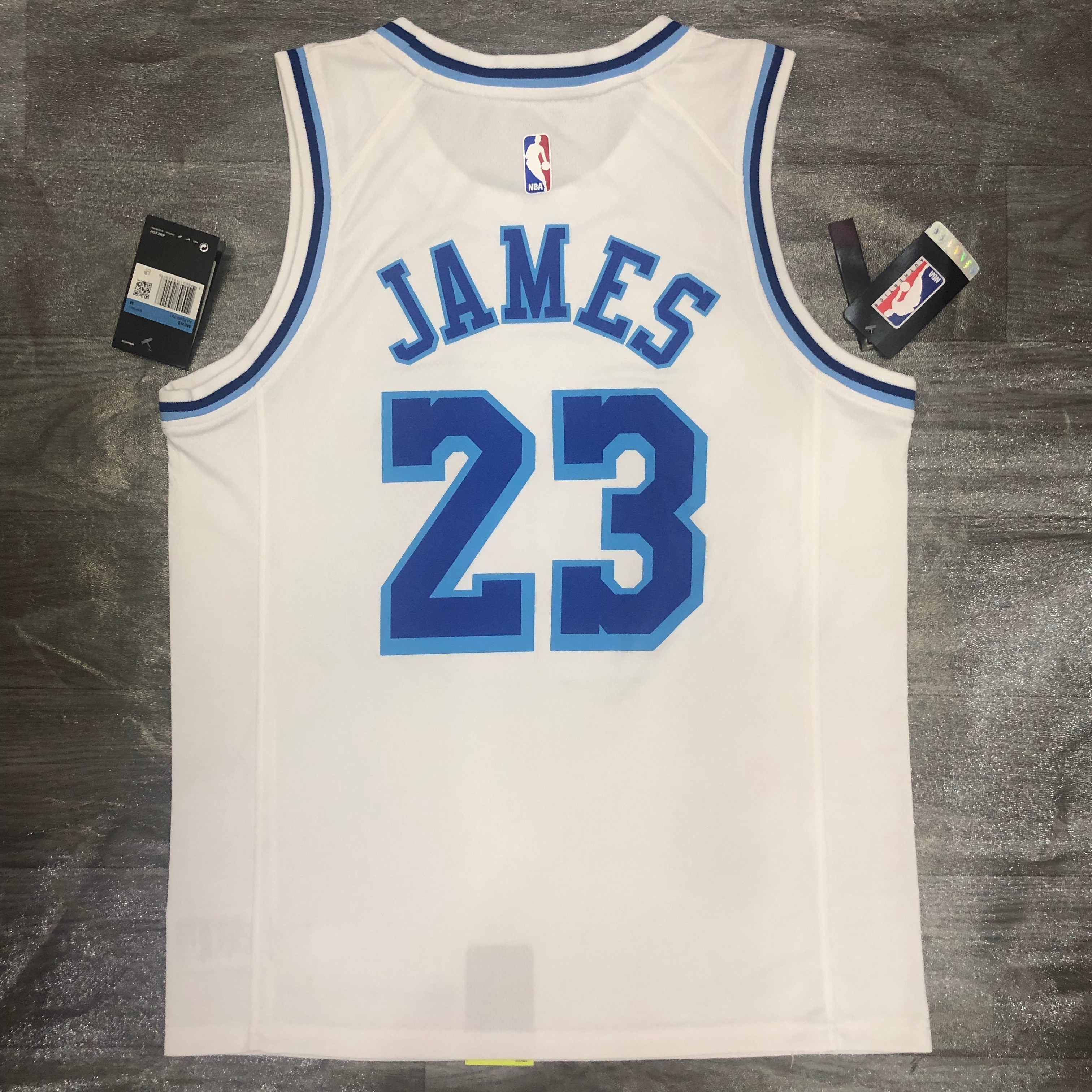 Lakers Latin throwback singer co-titled White 23 James