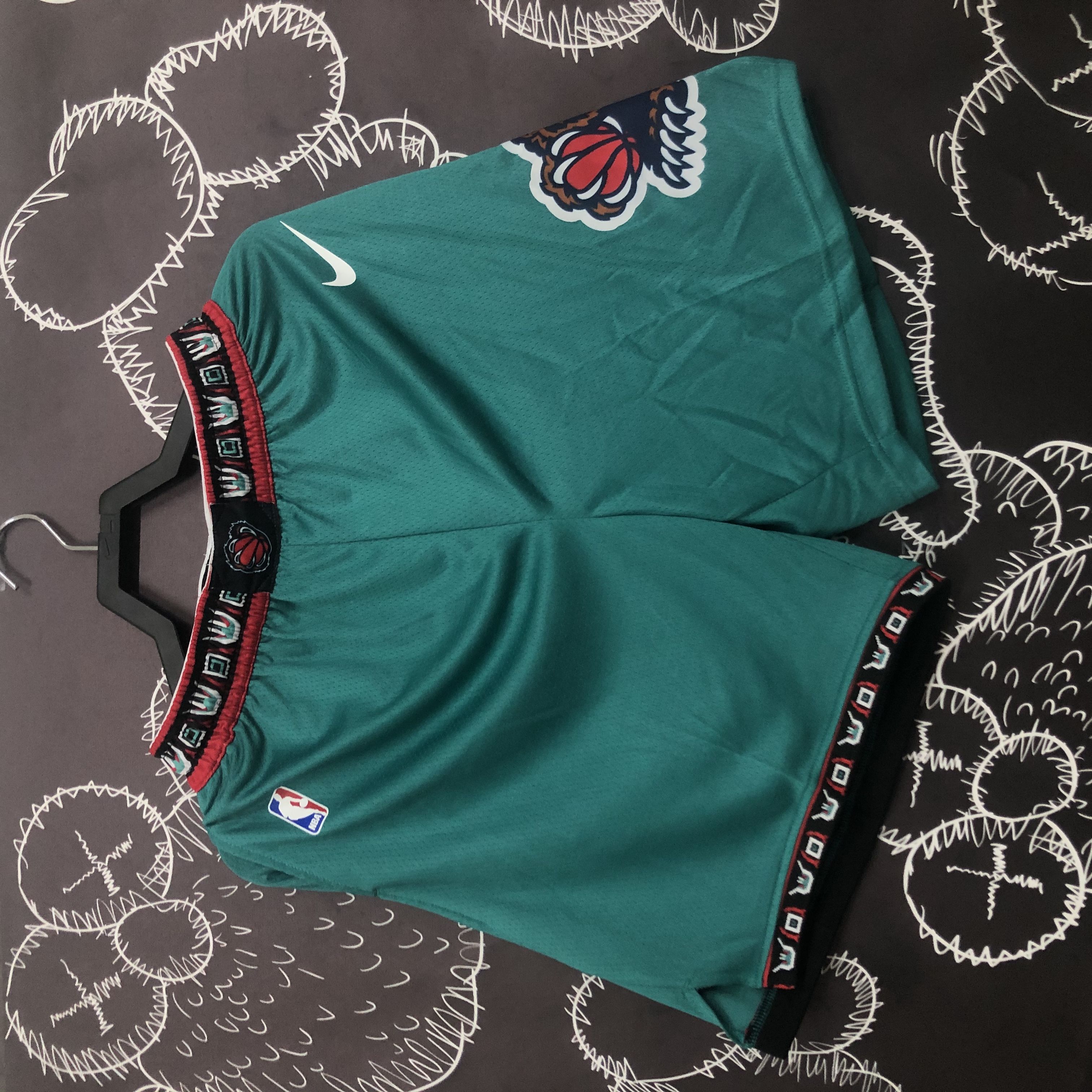 Grizzly bear green shorts