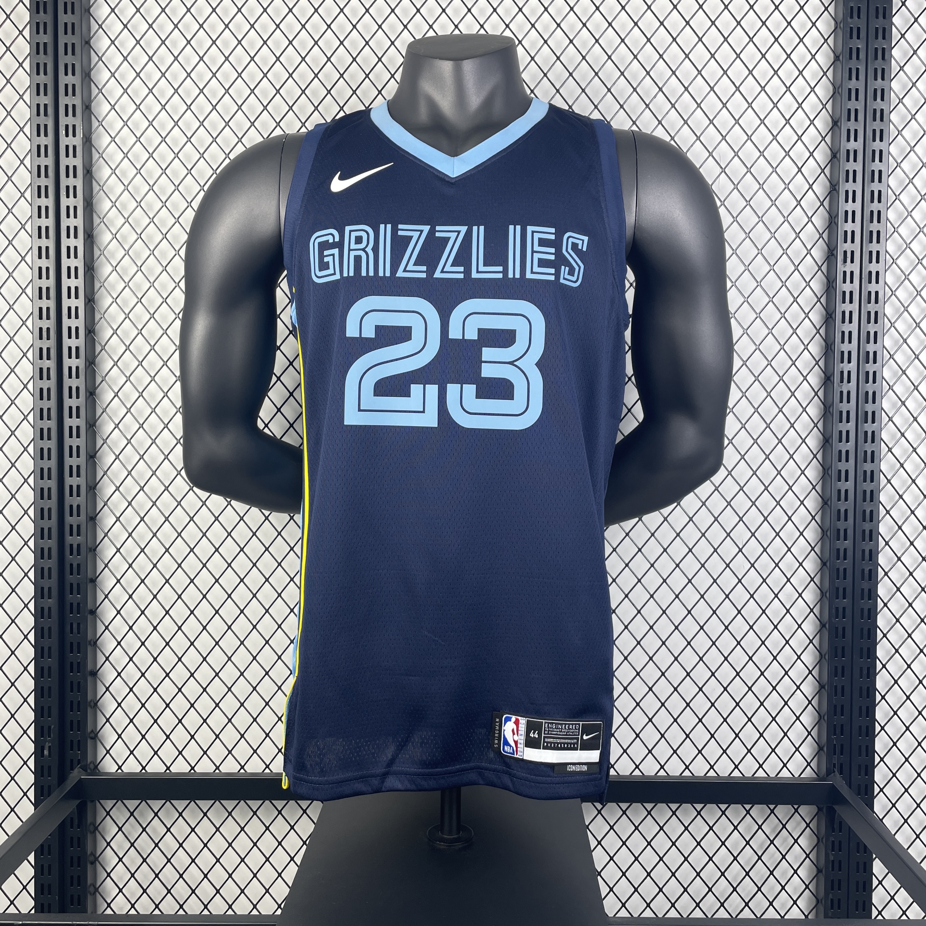 23 season Grizzlies away blue 23 Rose