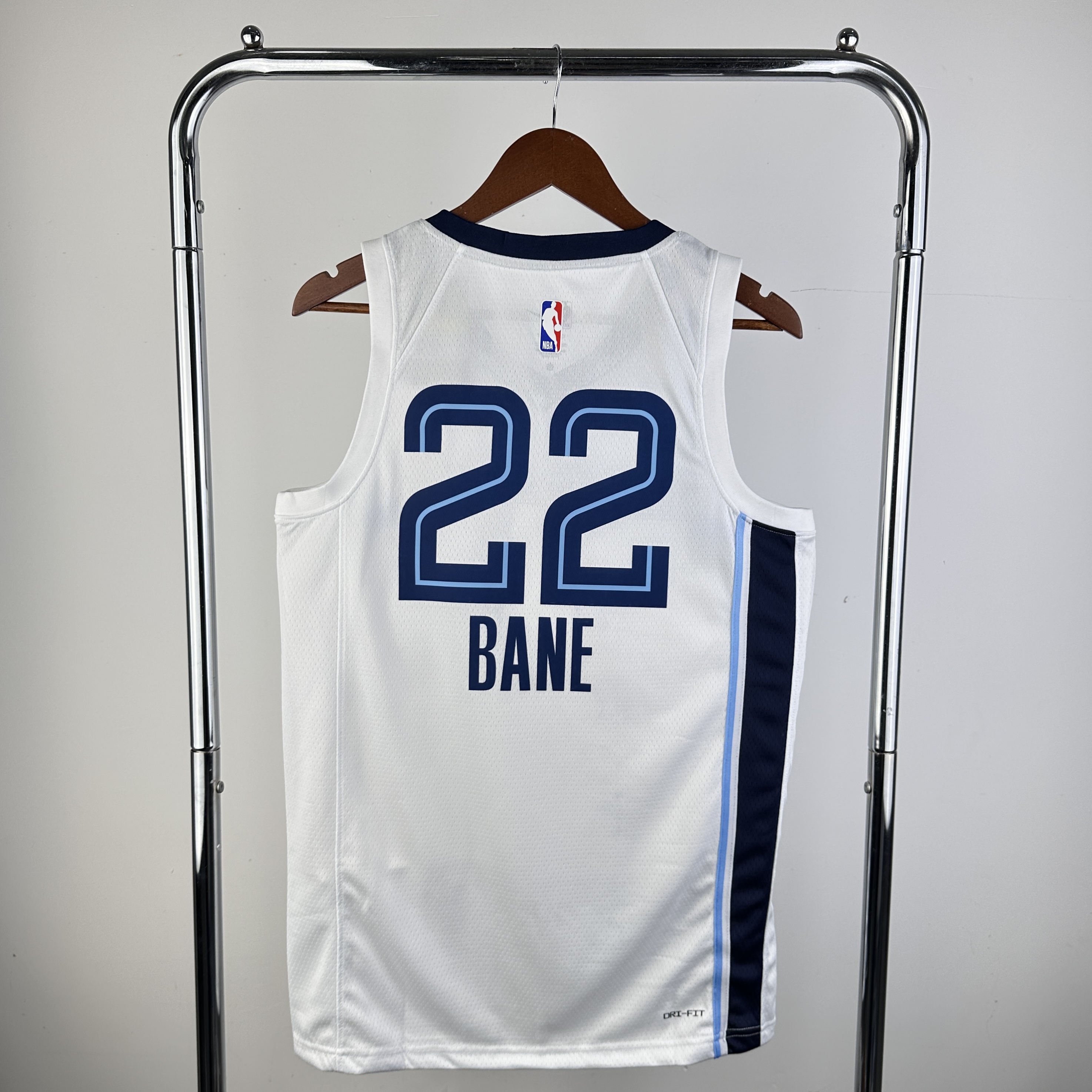 23 season Grizzlies home white number 22 Bane