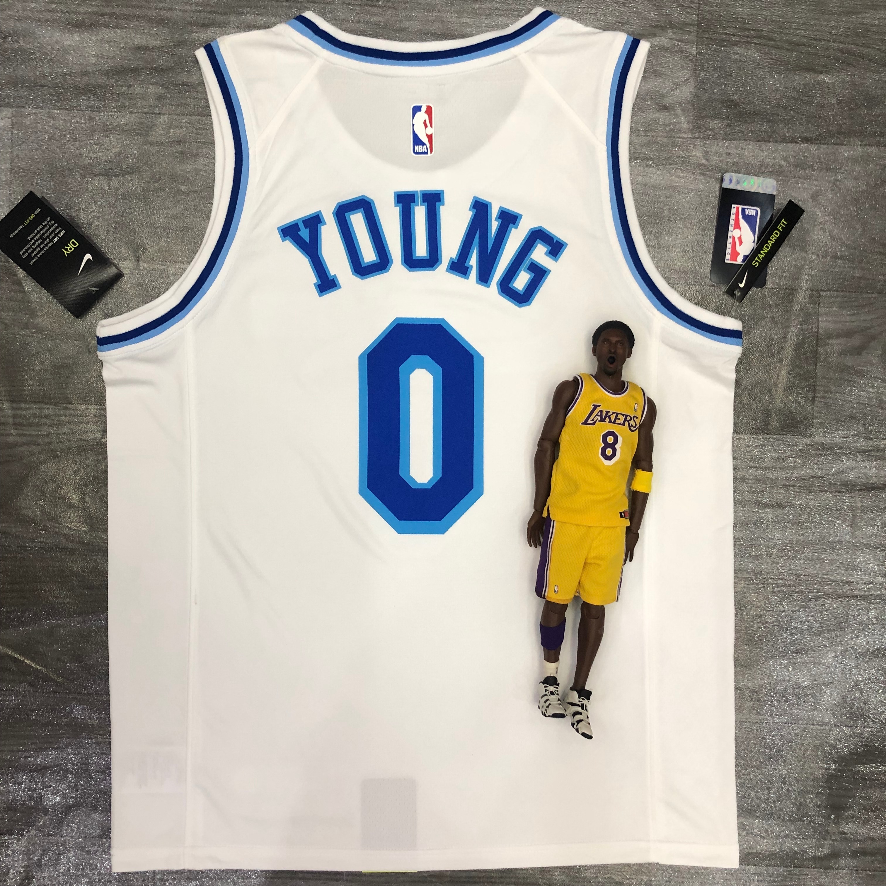 Lakers Latin throwback singer co-titled - White 0 Nick Young