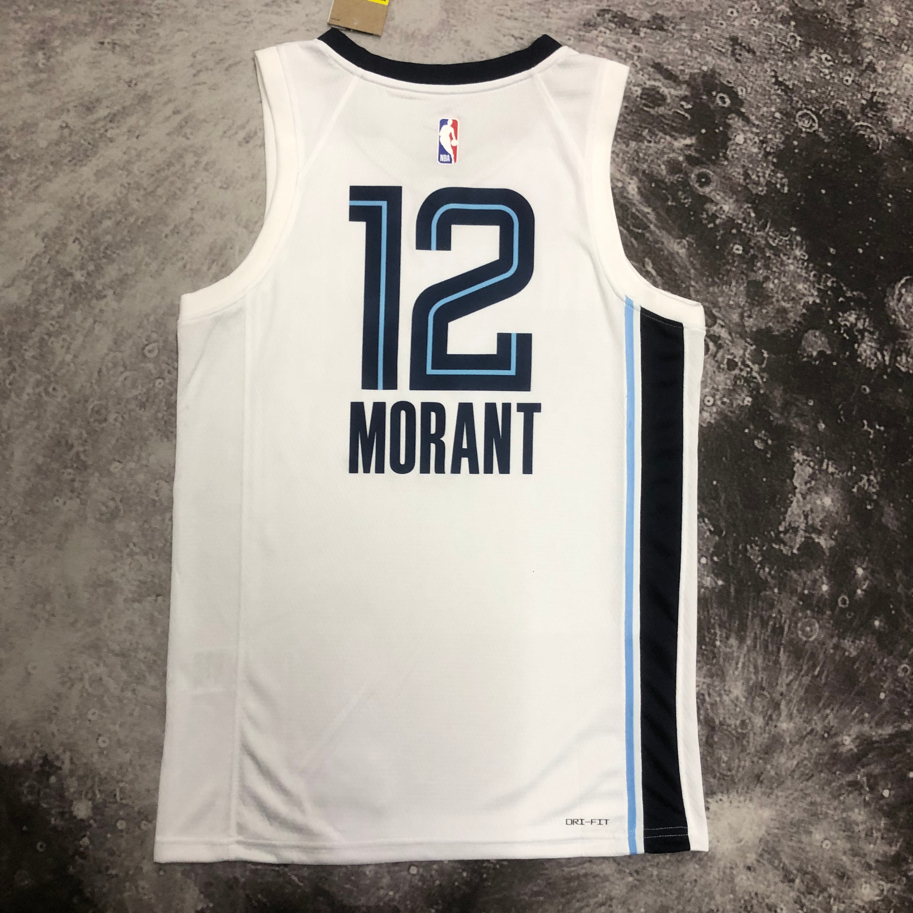 Grizzlies season 23 white number 12 Morant