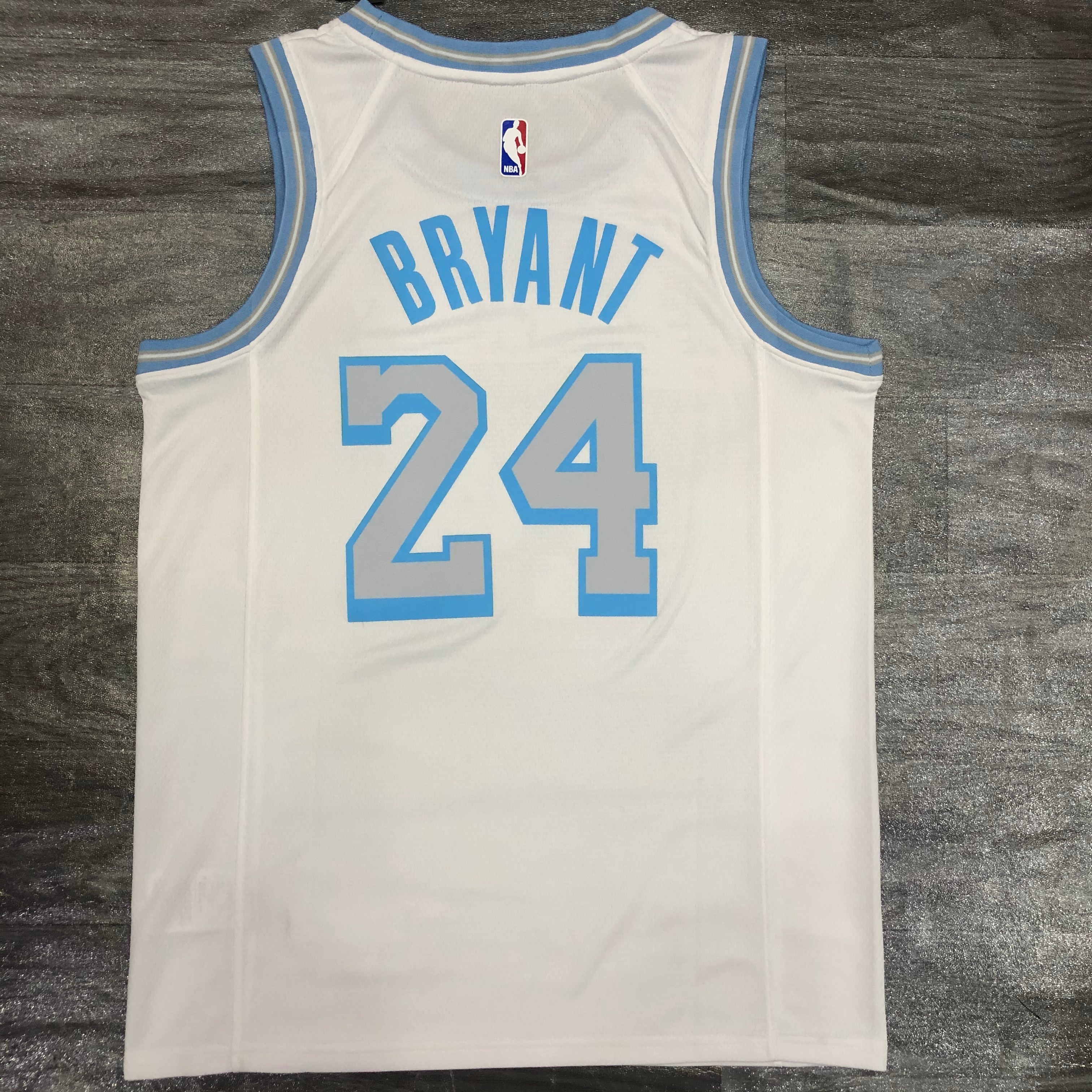 Season 21 Lakers retro white No. 24 Bryant