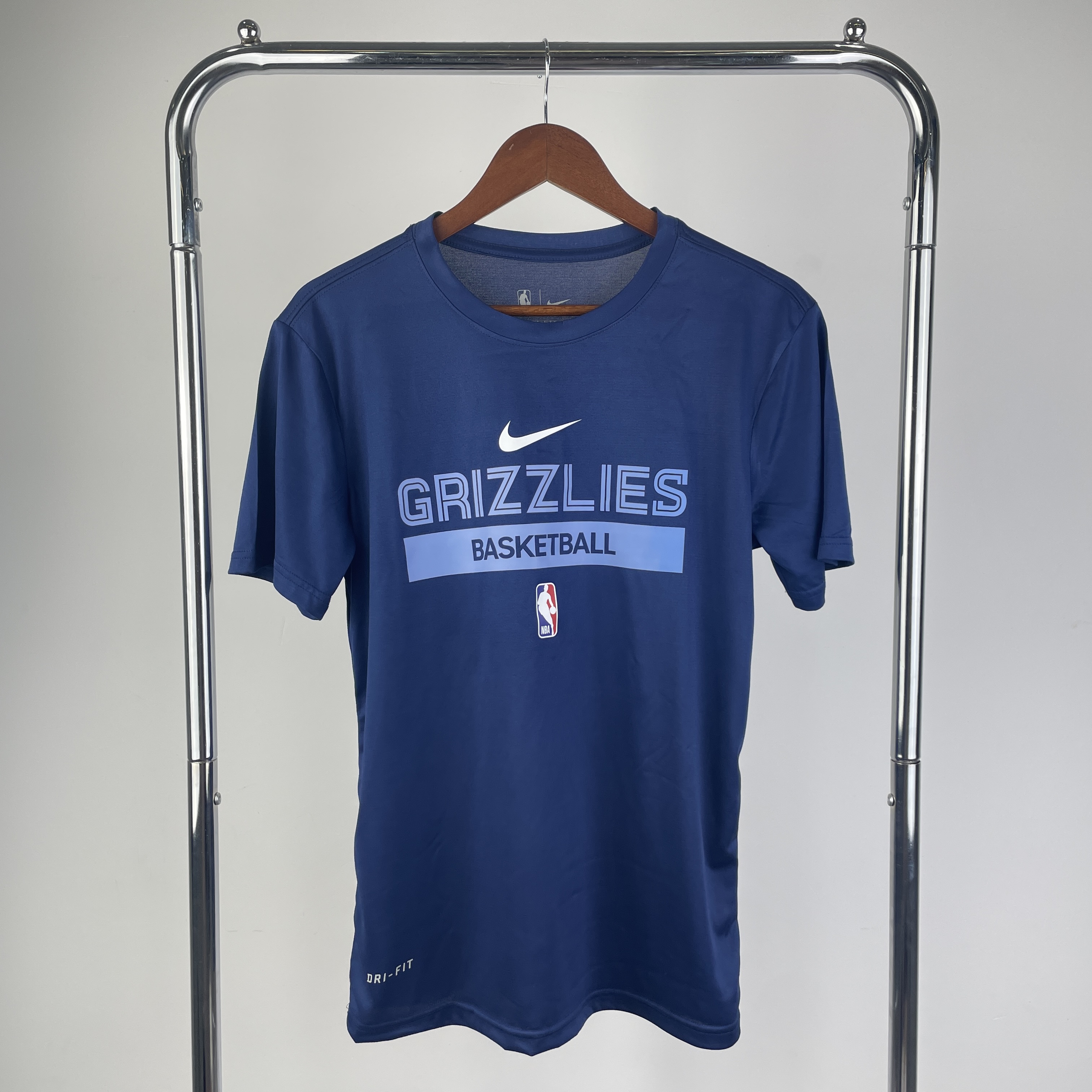 23 season Grizzlies navy blue training quick dry T-shirt short sleeve