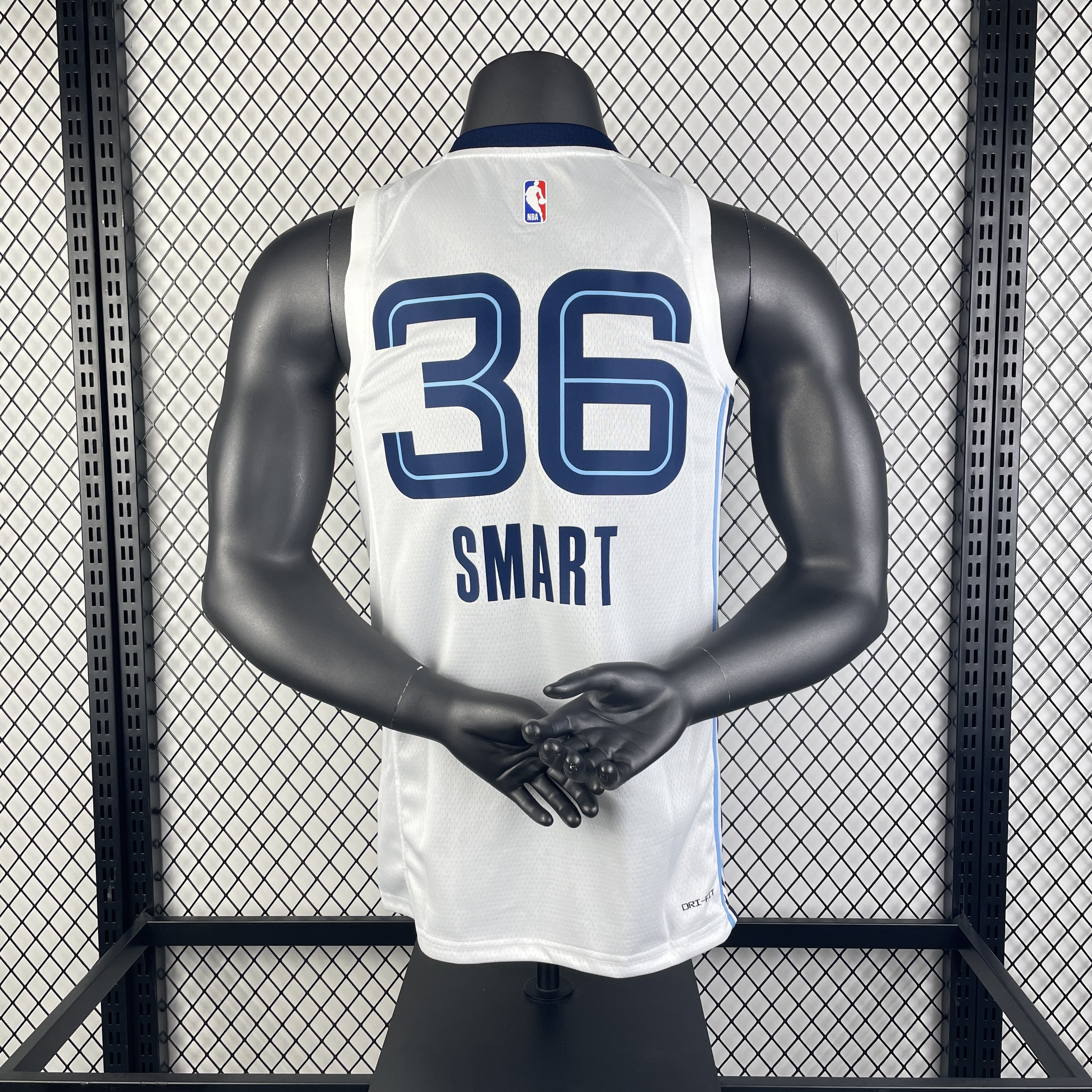 23 season Grizzlies home white 36 Smart