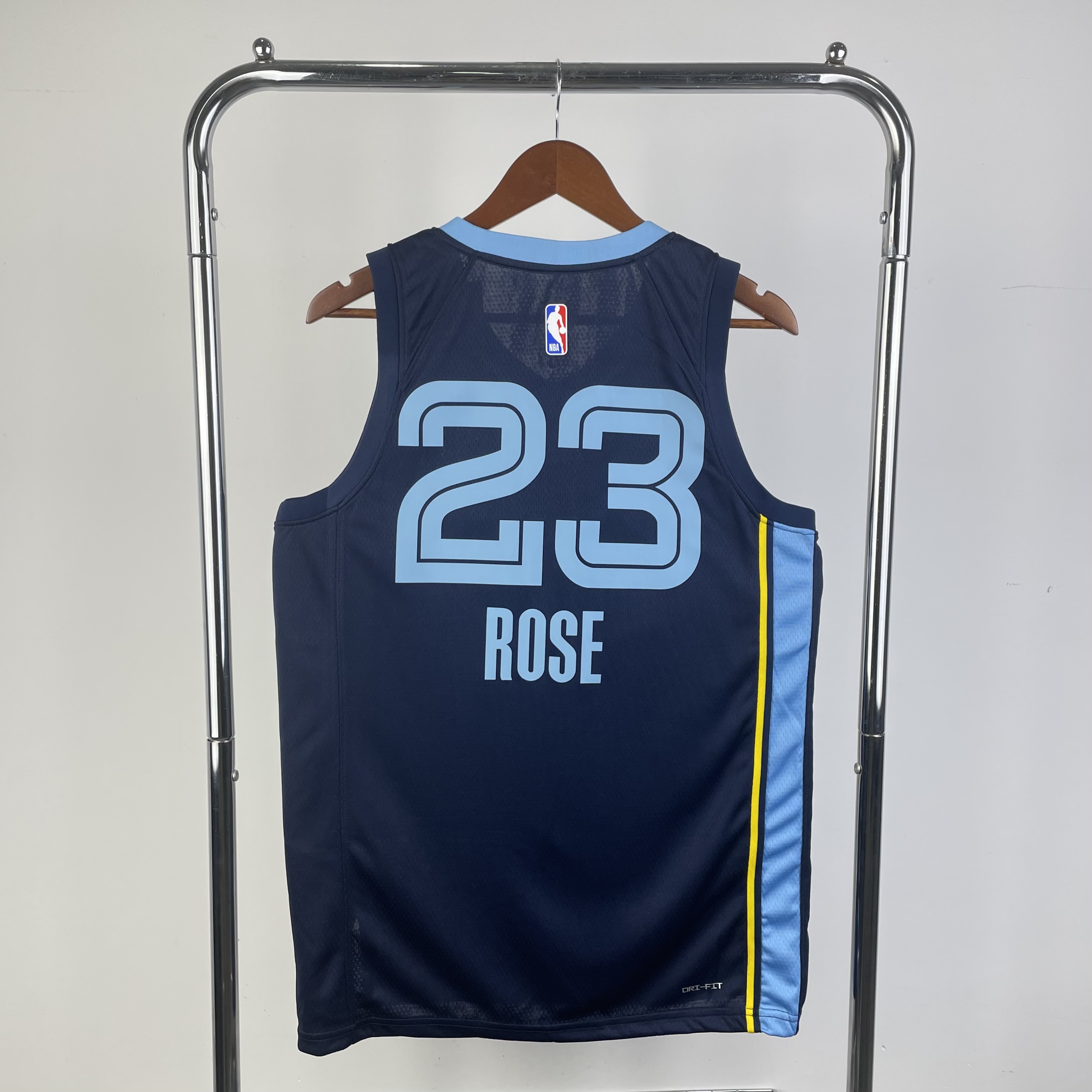 23 season Grizzlies away blue 23 Rose