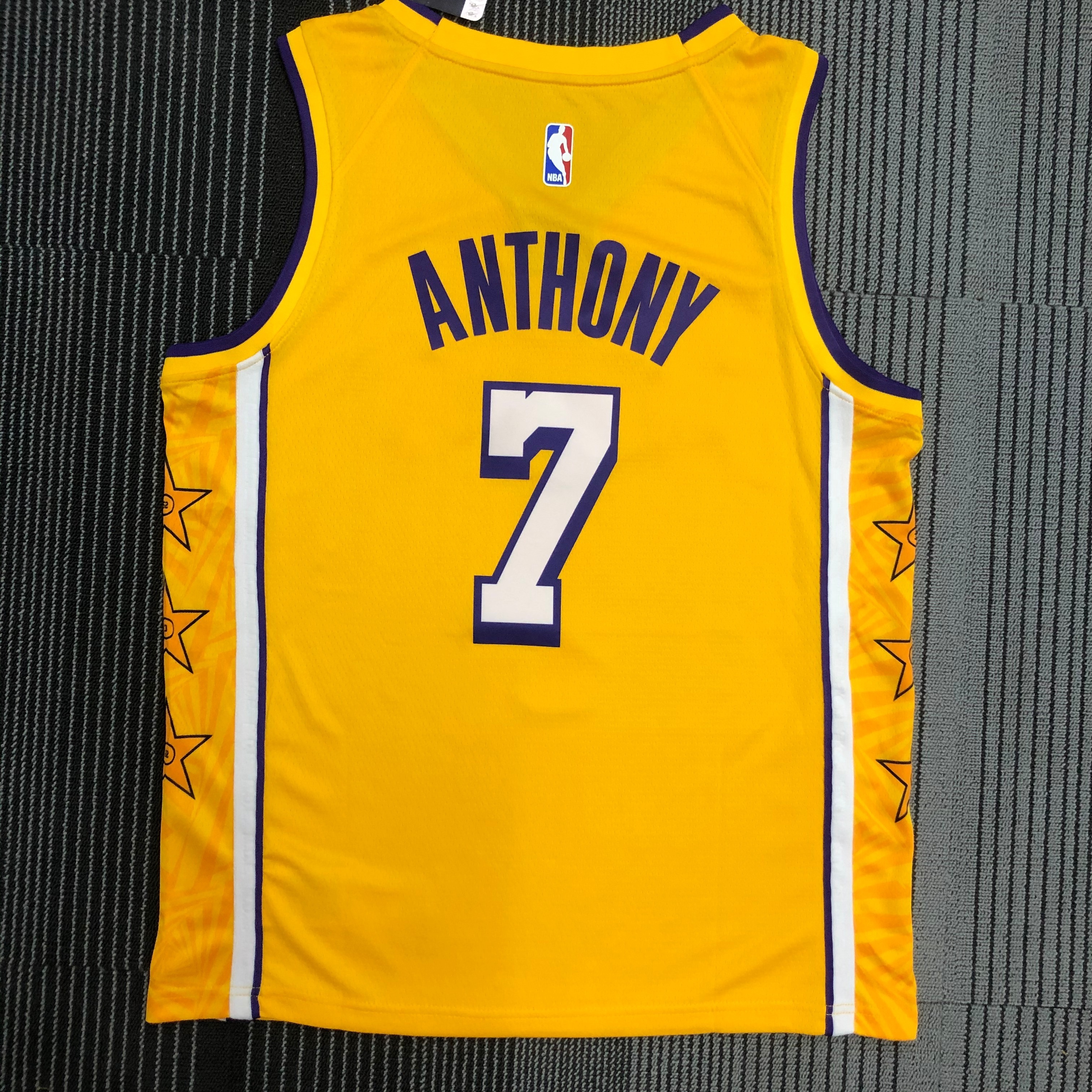 Lakers famous version (with stars) No. 7 Anthony