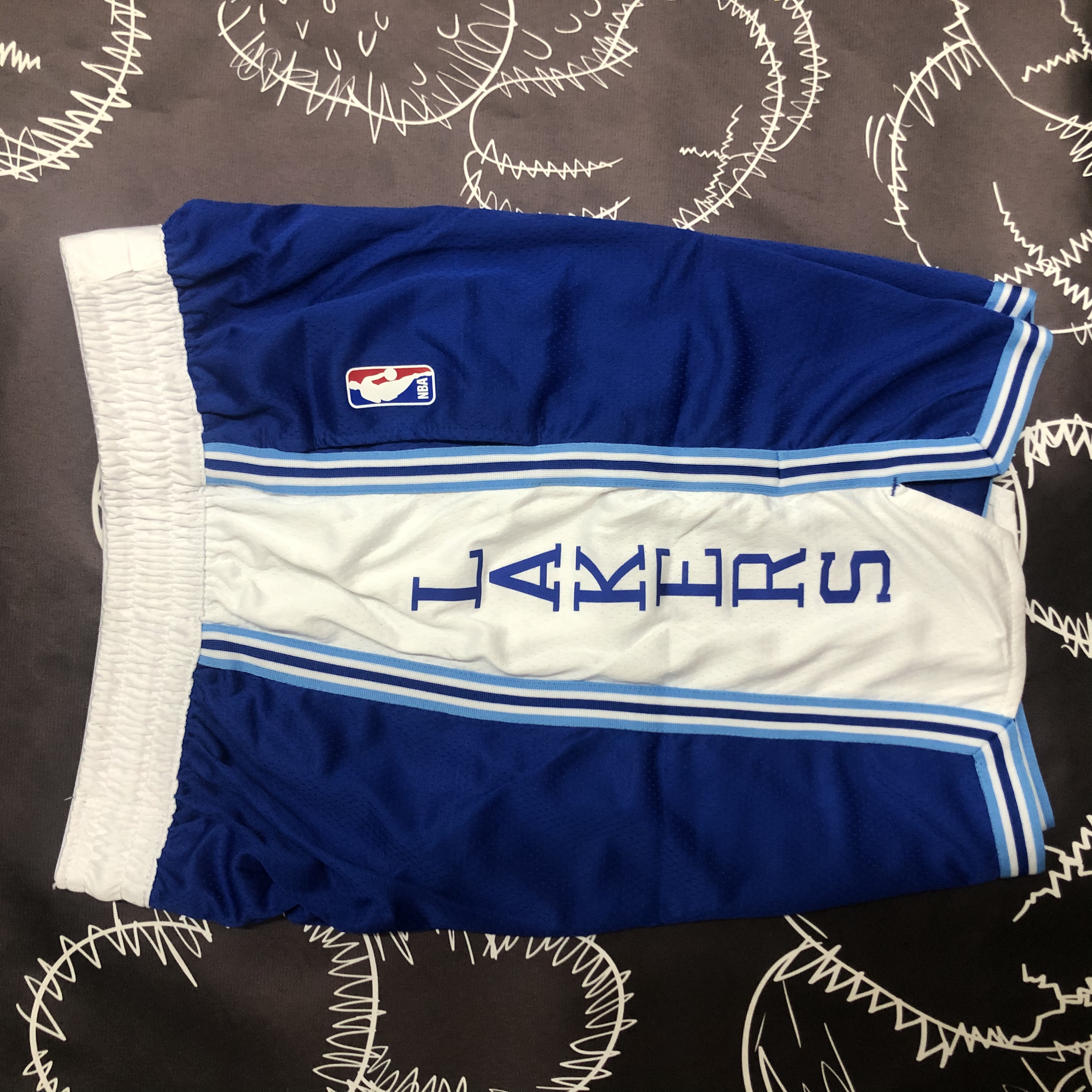 Lakers blue retro shorts