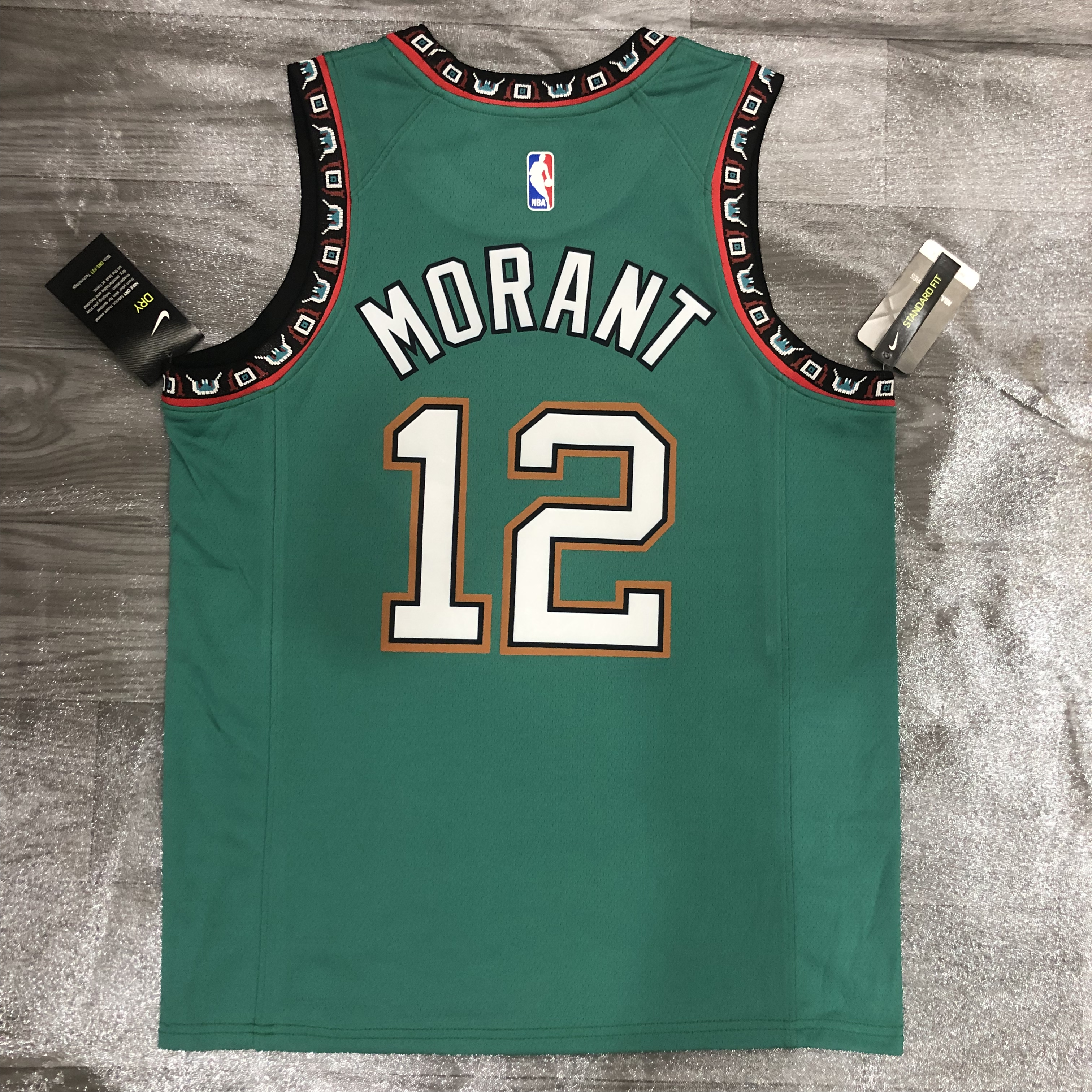 Grizzlies green 12 Morant