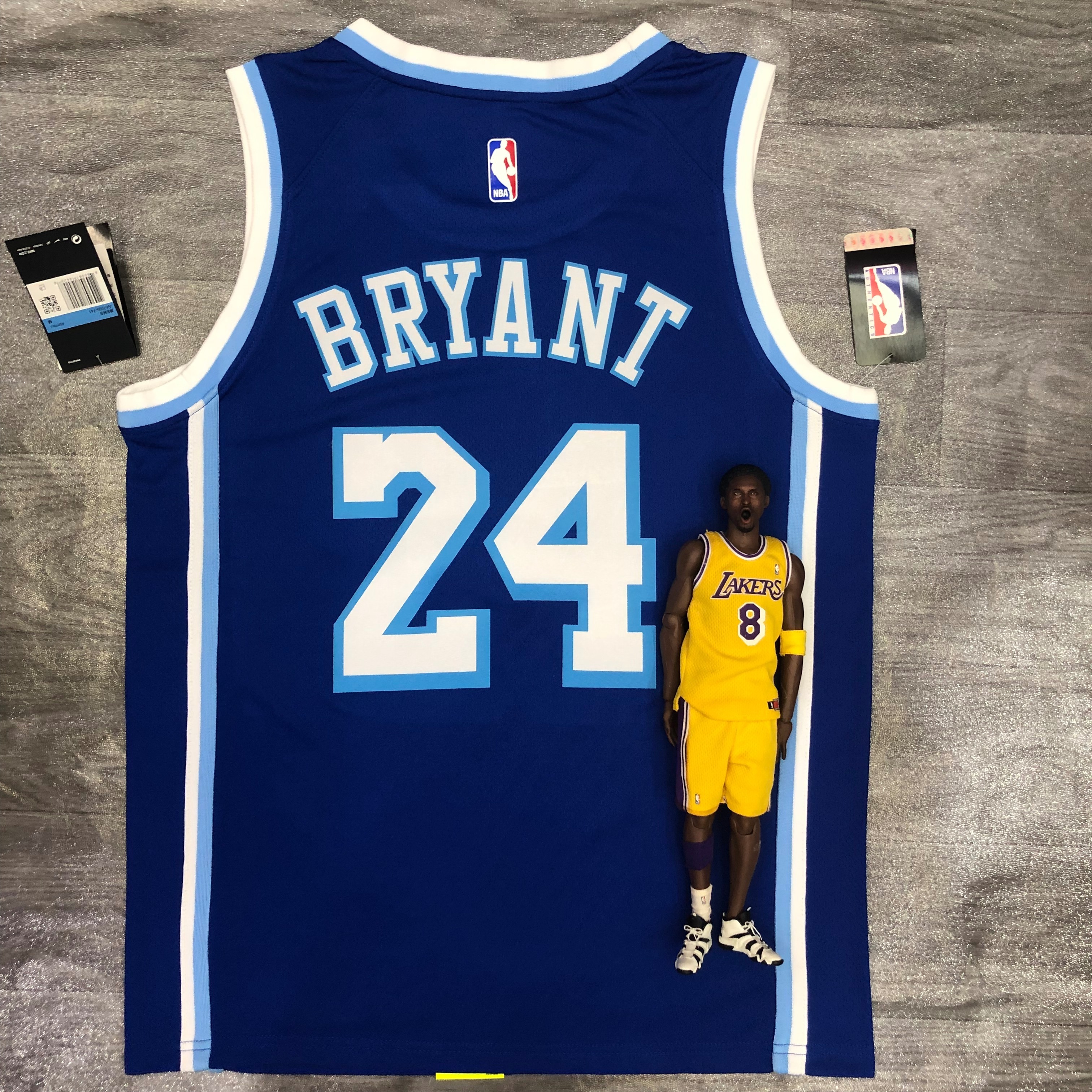 Lakers Latin Throwback night Blue 24 Bryant